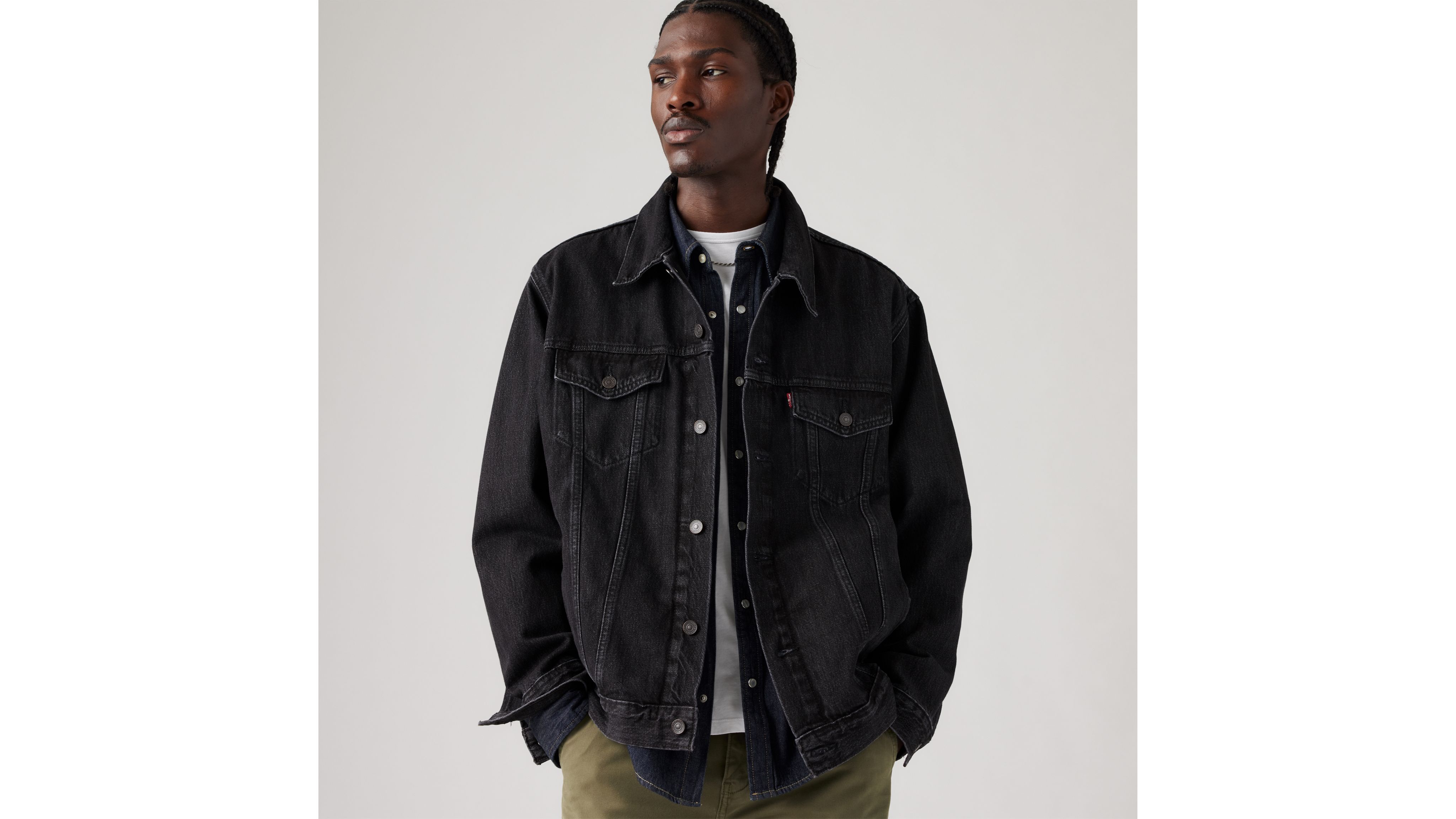 Relaxed Fit Trucker Jacket - Black | Levi's® CA