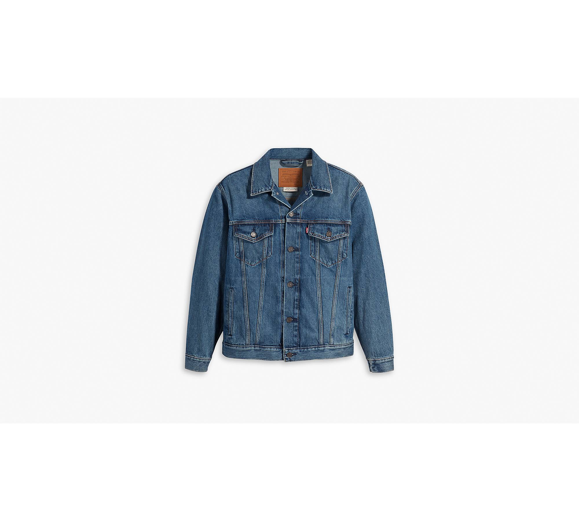 Relaxed Fit Trucker Jacket - Blue | Levi's® GB