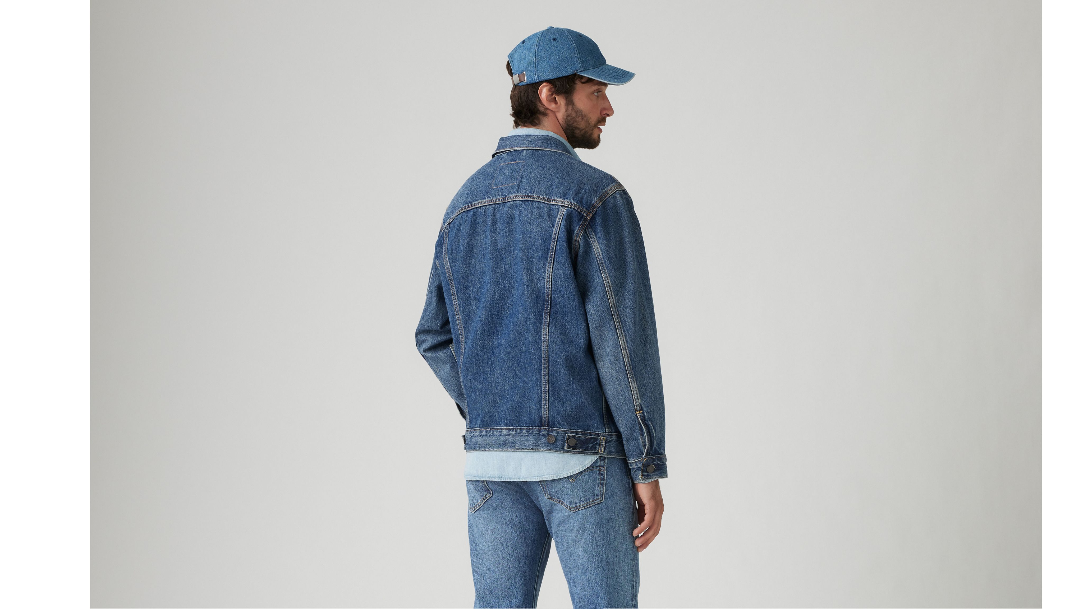 Levi's pillango best sale denim trucker jacket