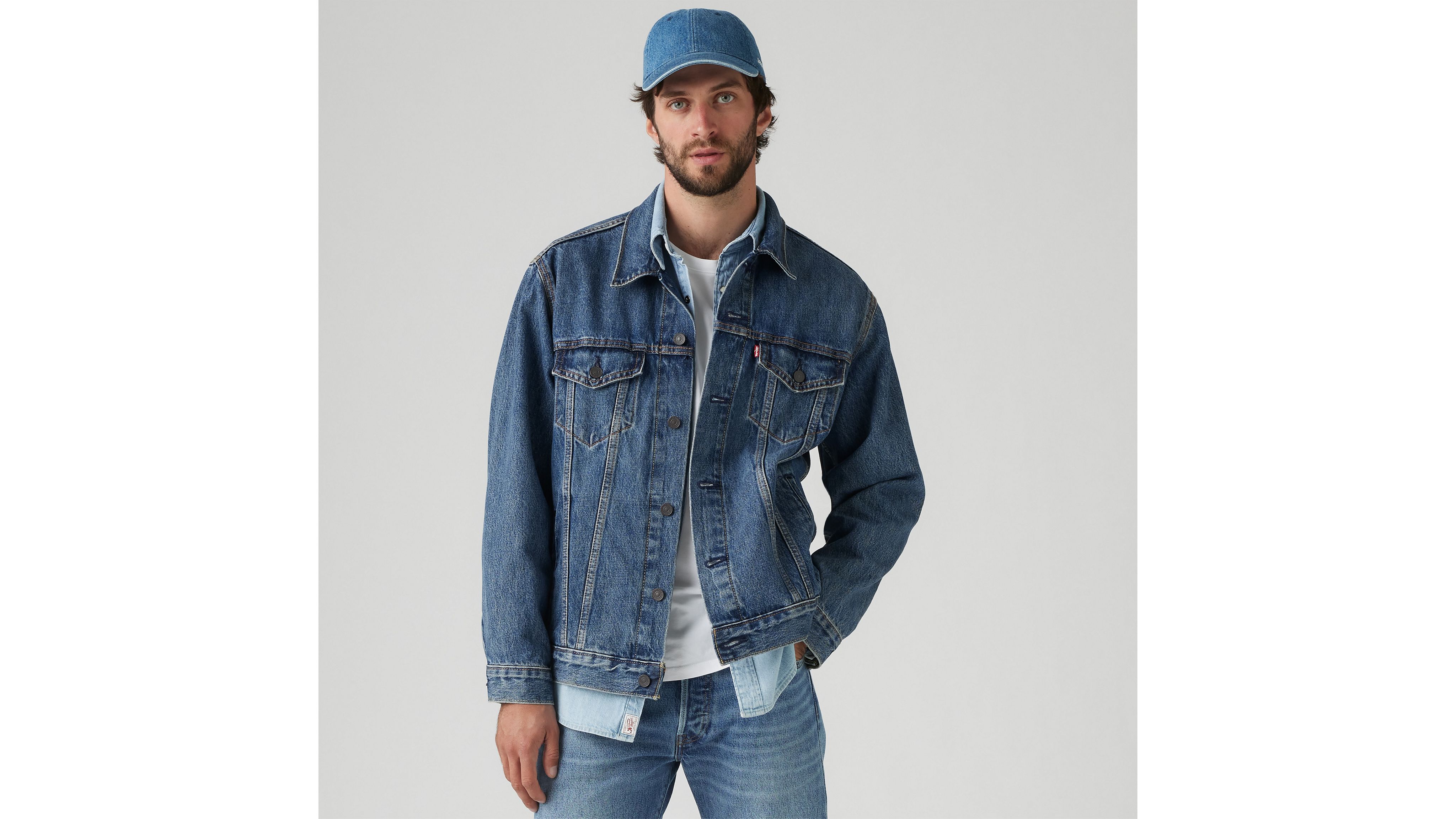 Levi oversized denim jacket online