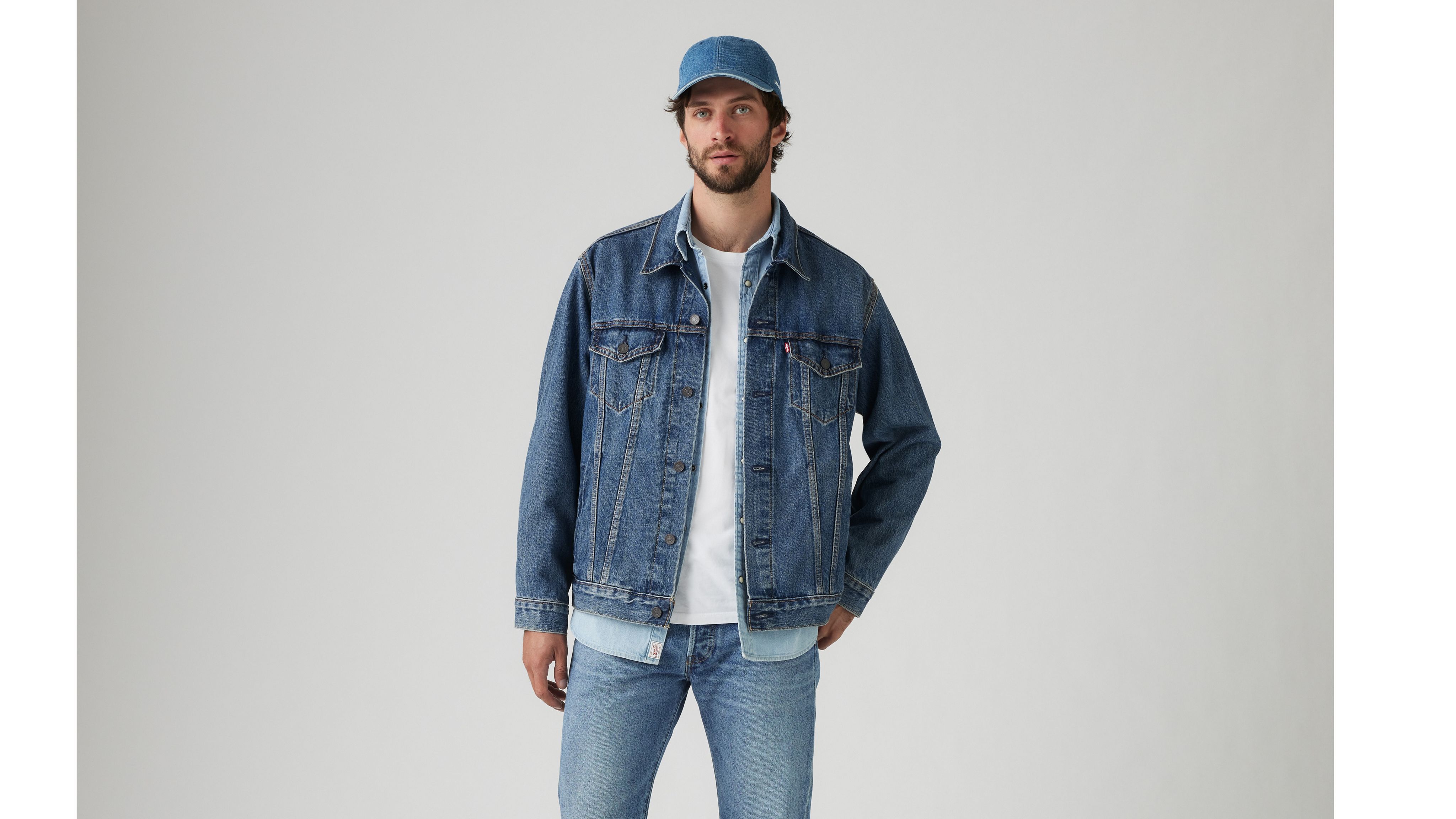 Baggy trucker jacket levi's best sale