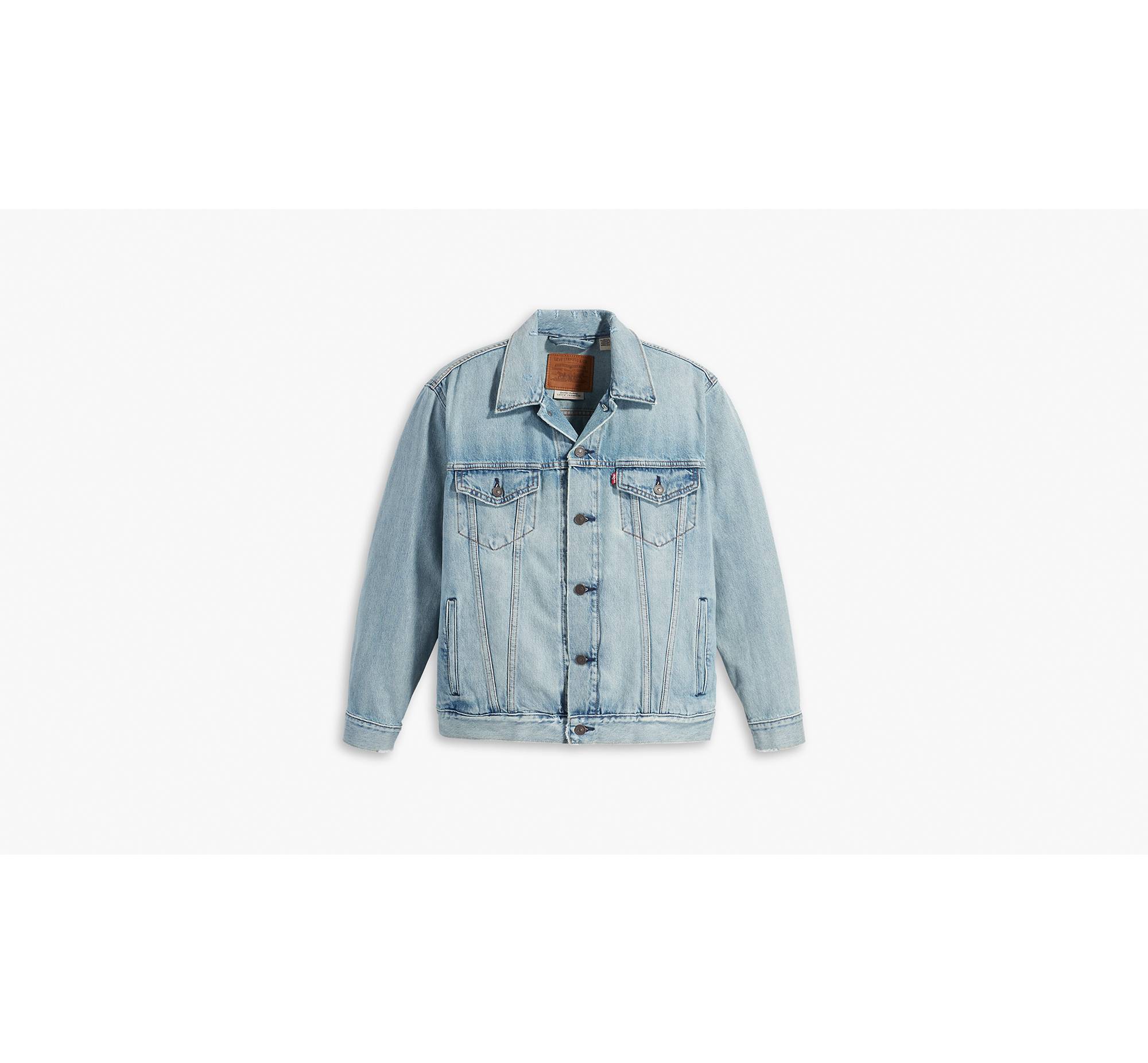 Relaxed Fit Trucker Jacket - Blue | Levi's® EE