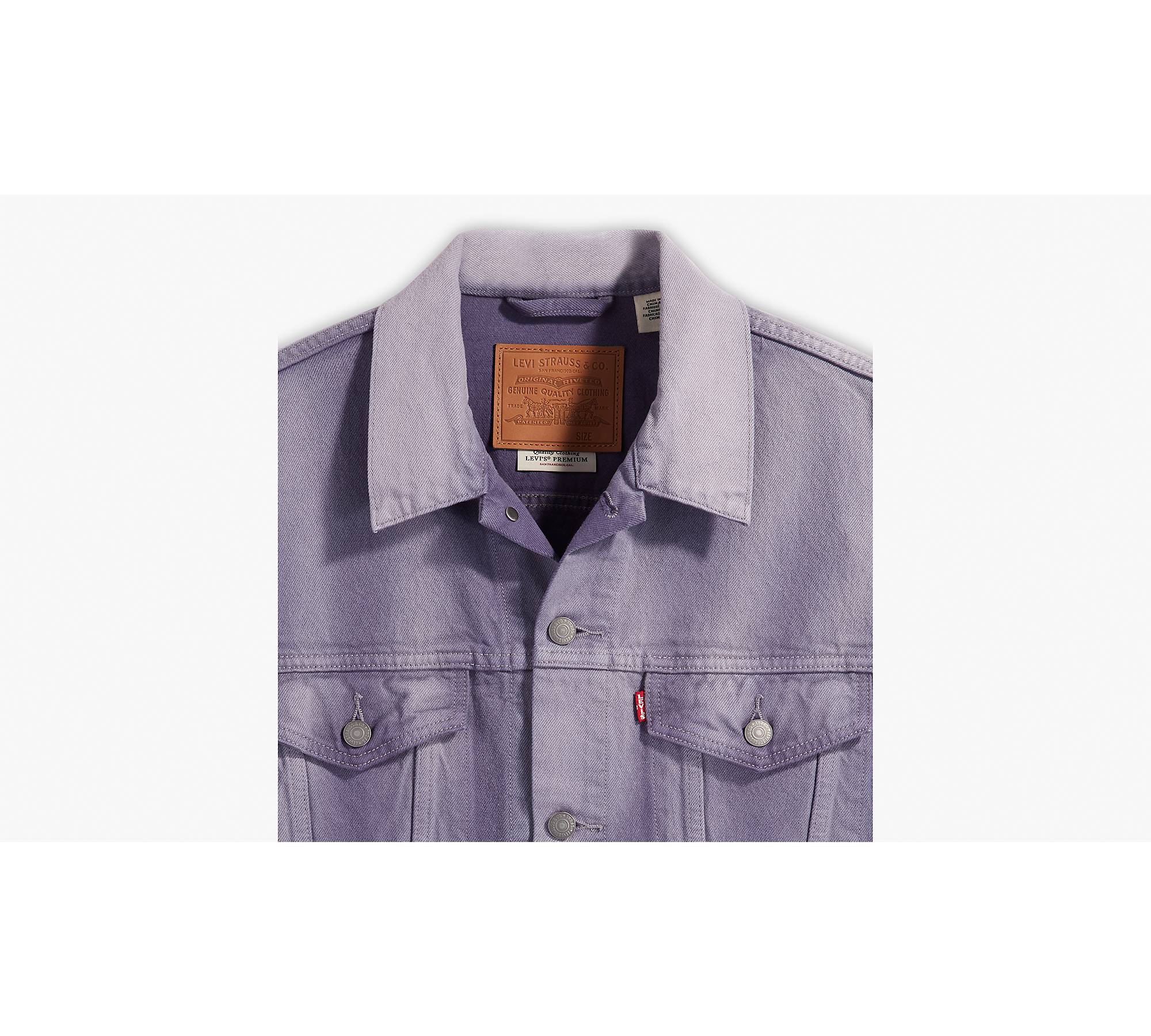 Levi's, Jackets & Coats, Levis Light Purple Denim Jacket