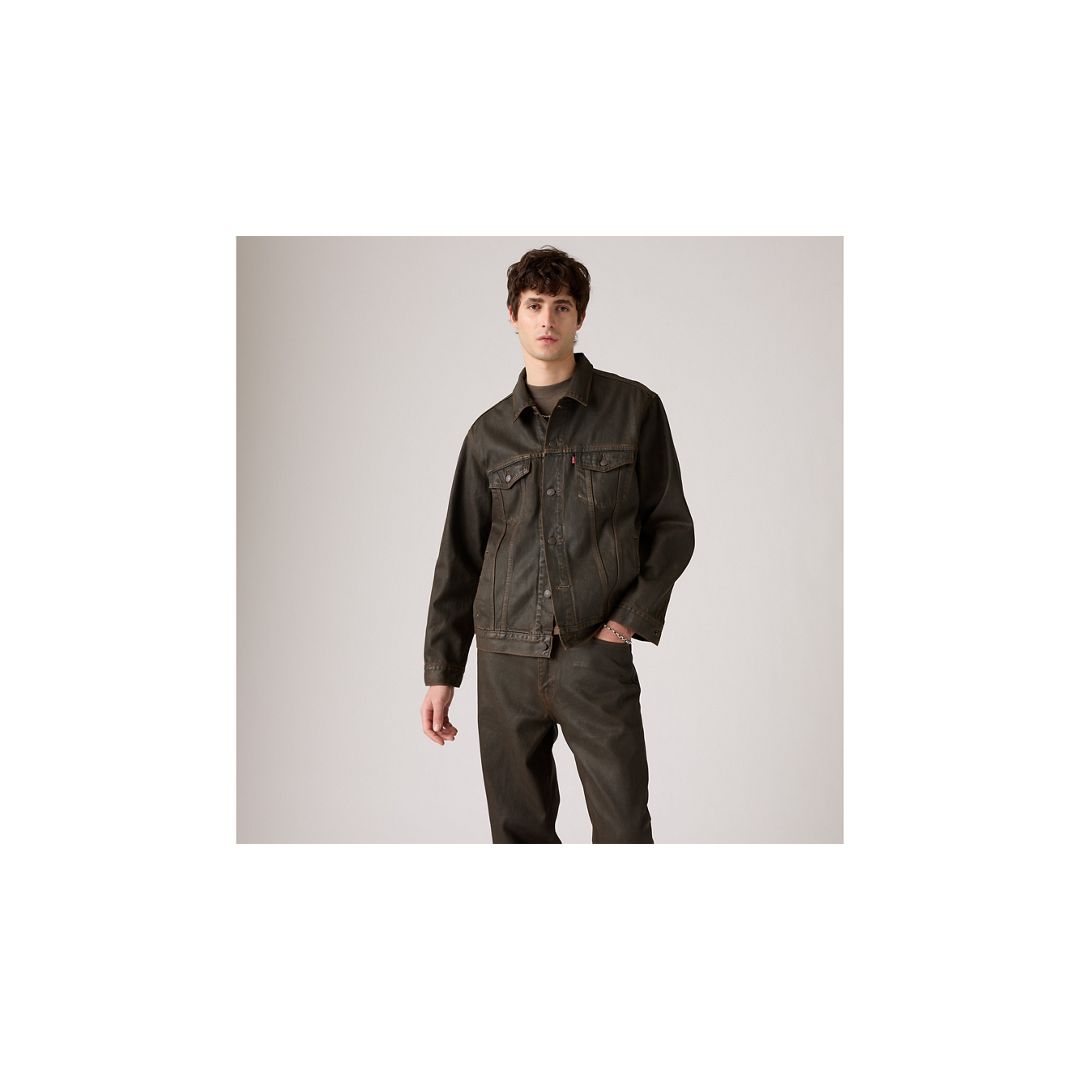 Levi's Relaxed Fit Trucker Jacket In Brown