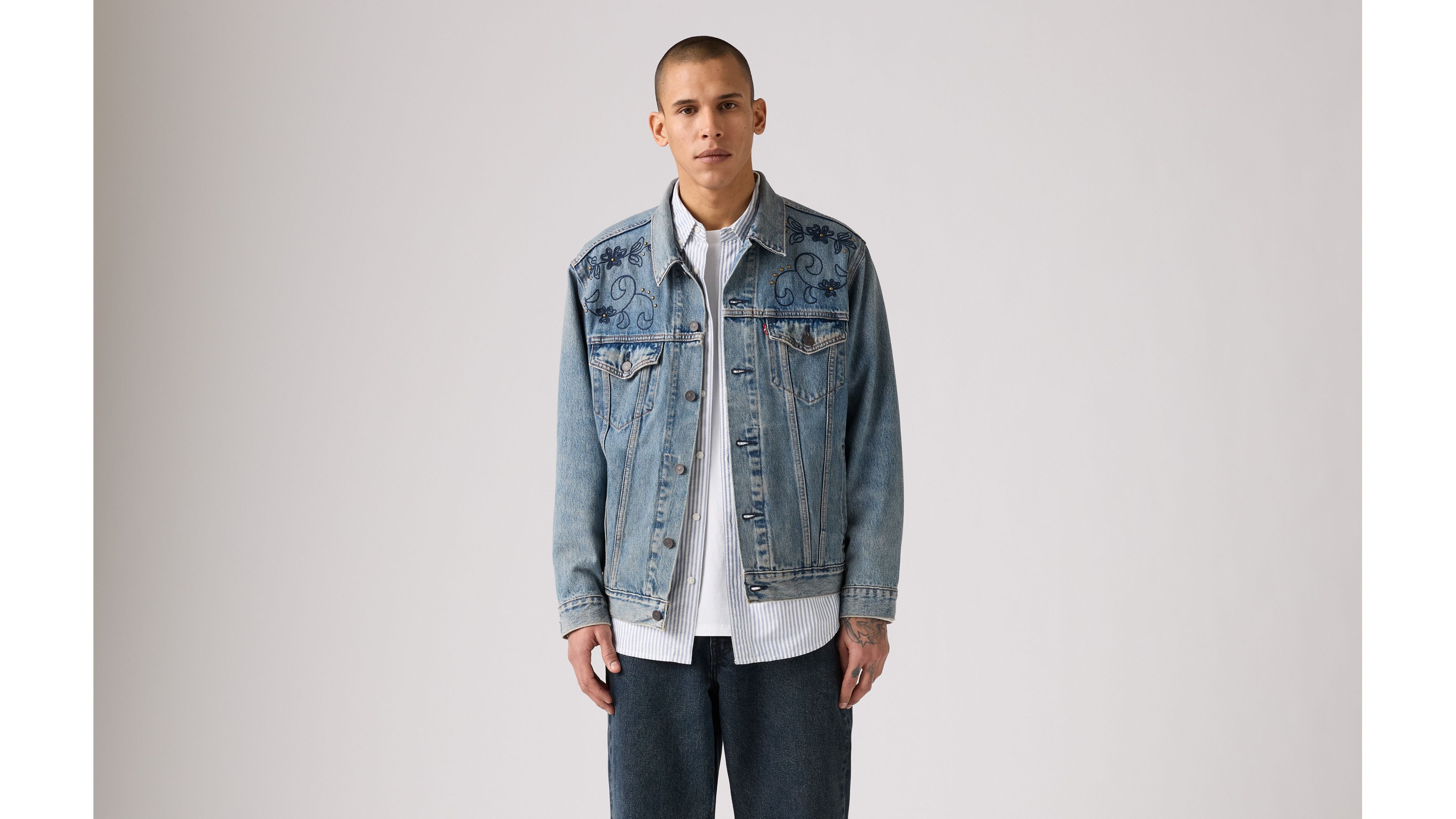 Relaxed Fit Trucker Jacket