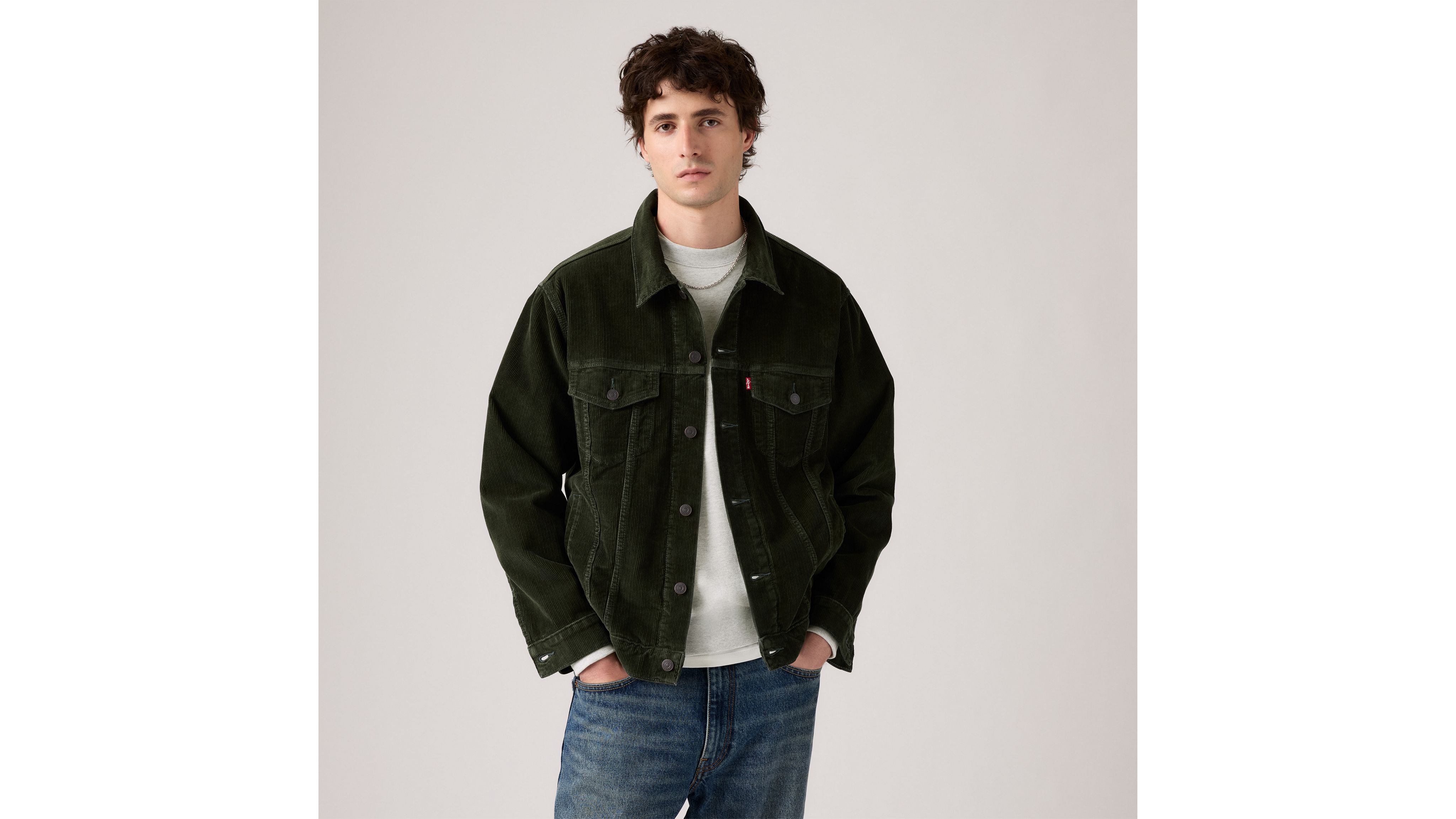Corduroy Relaxed Trucker Jacket 1