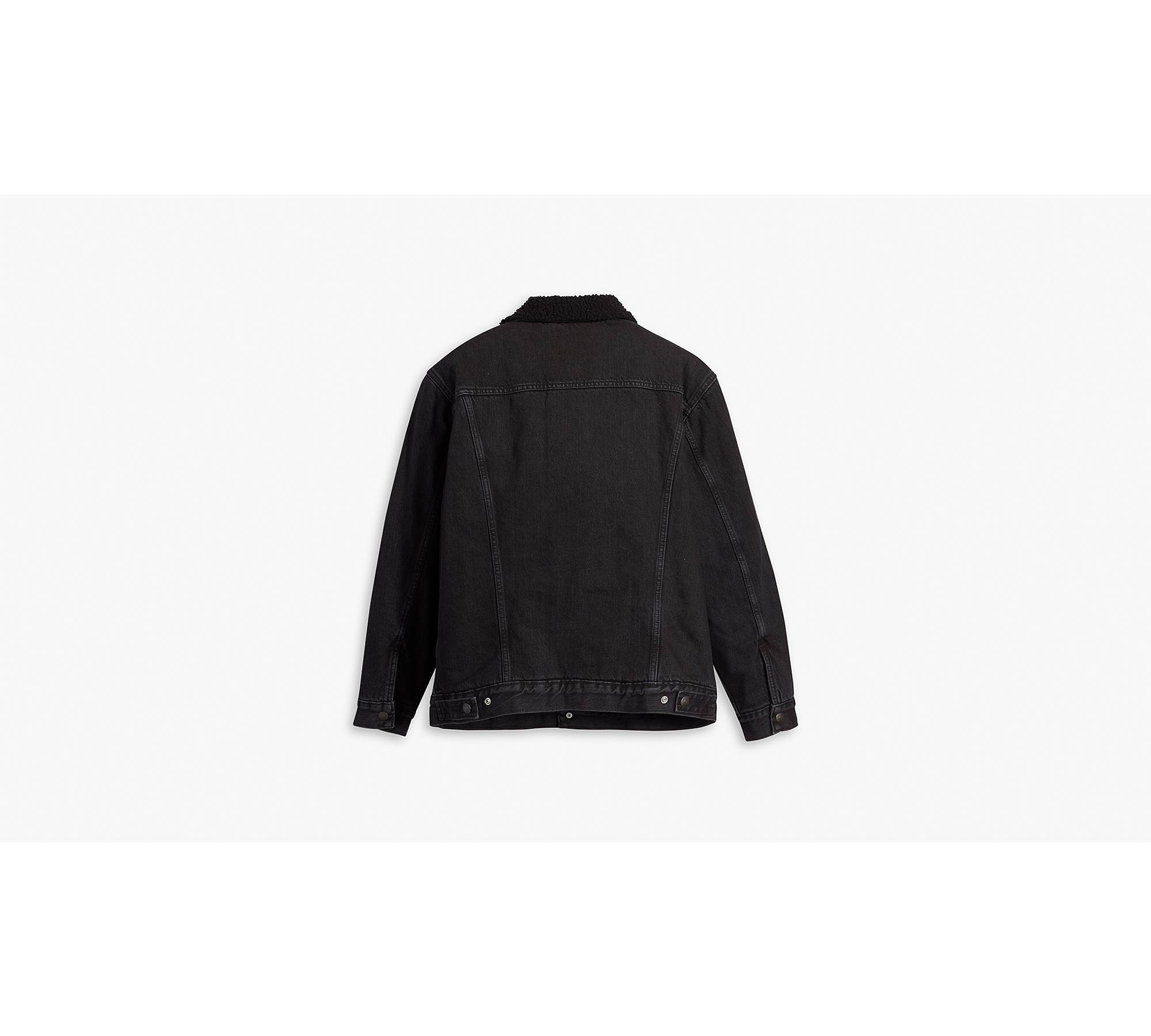 Relaxed Fit Sherpa Trucker Jacket - Black | Levi's® US