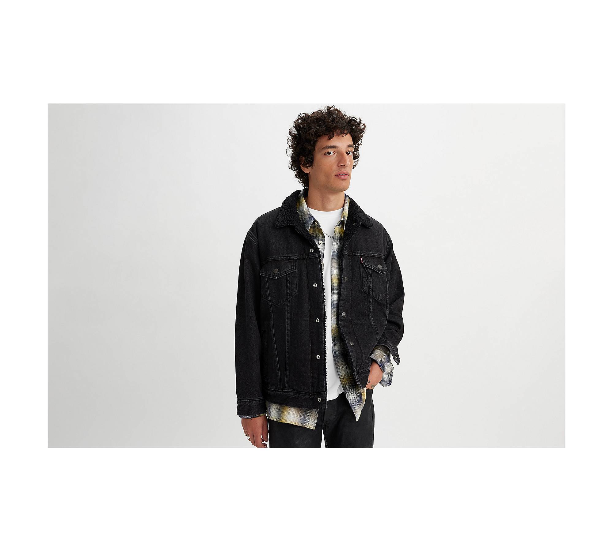 Levi's Relaxed Fit Sherpa Trucker Jacket - Men's - Superior XS