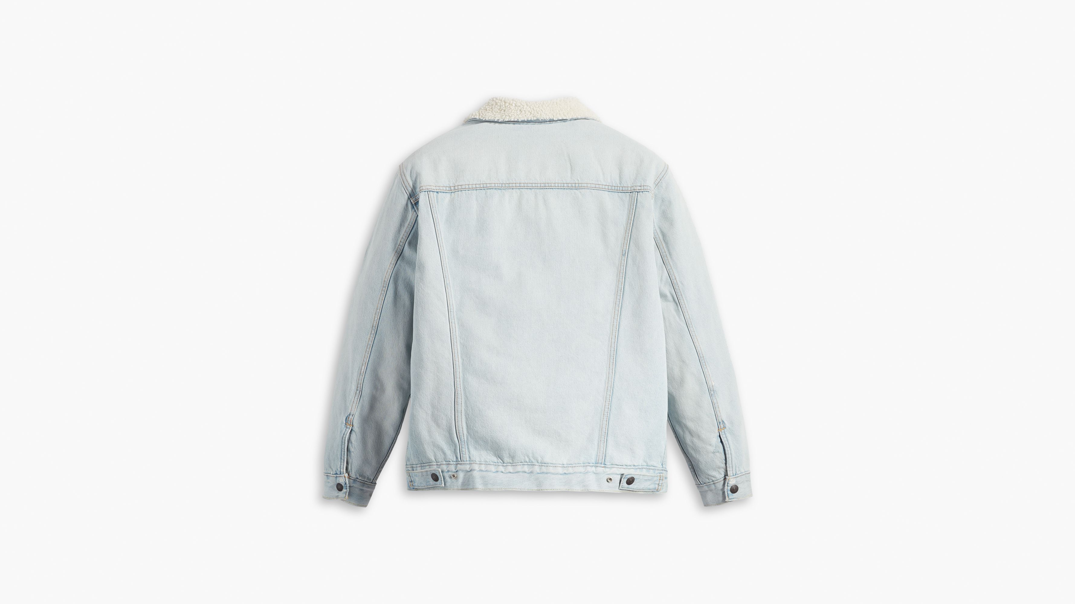 Levis denim jacket sherpa lining online