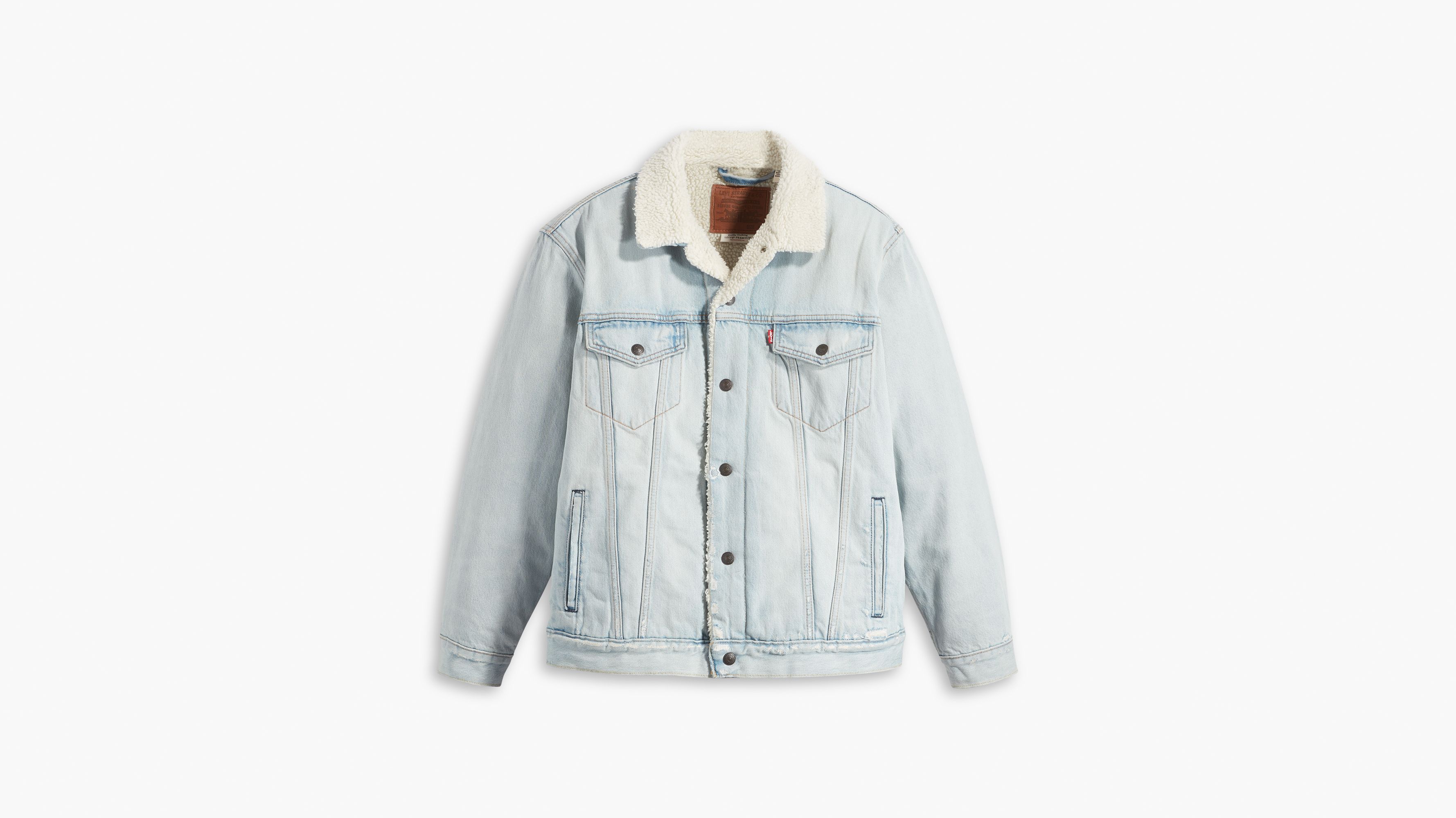 Relaxed Fit Sherpa Trucker Jacket - Light Wash | Levi's® US