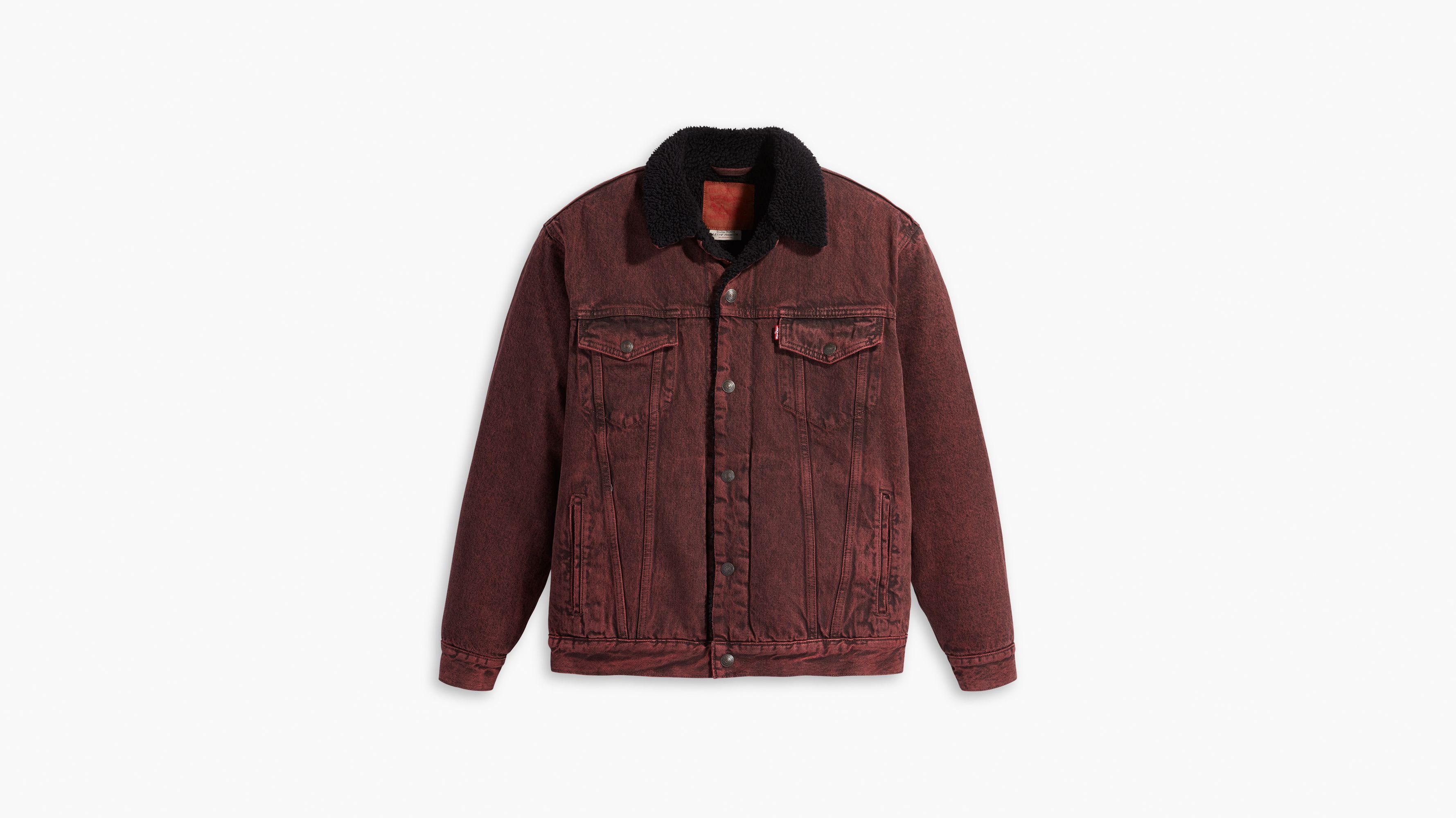 Levi's red best sale sherpa jacket