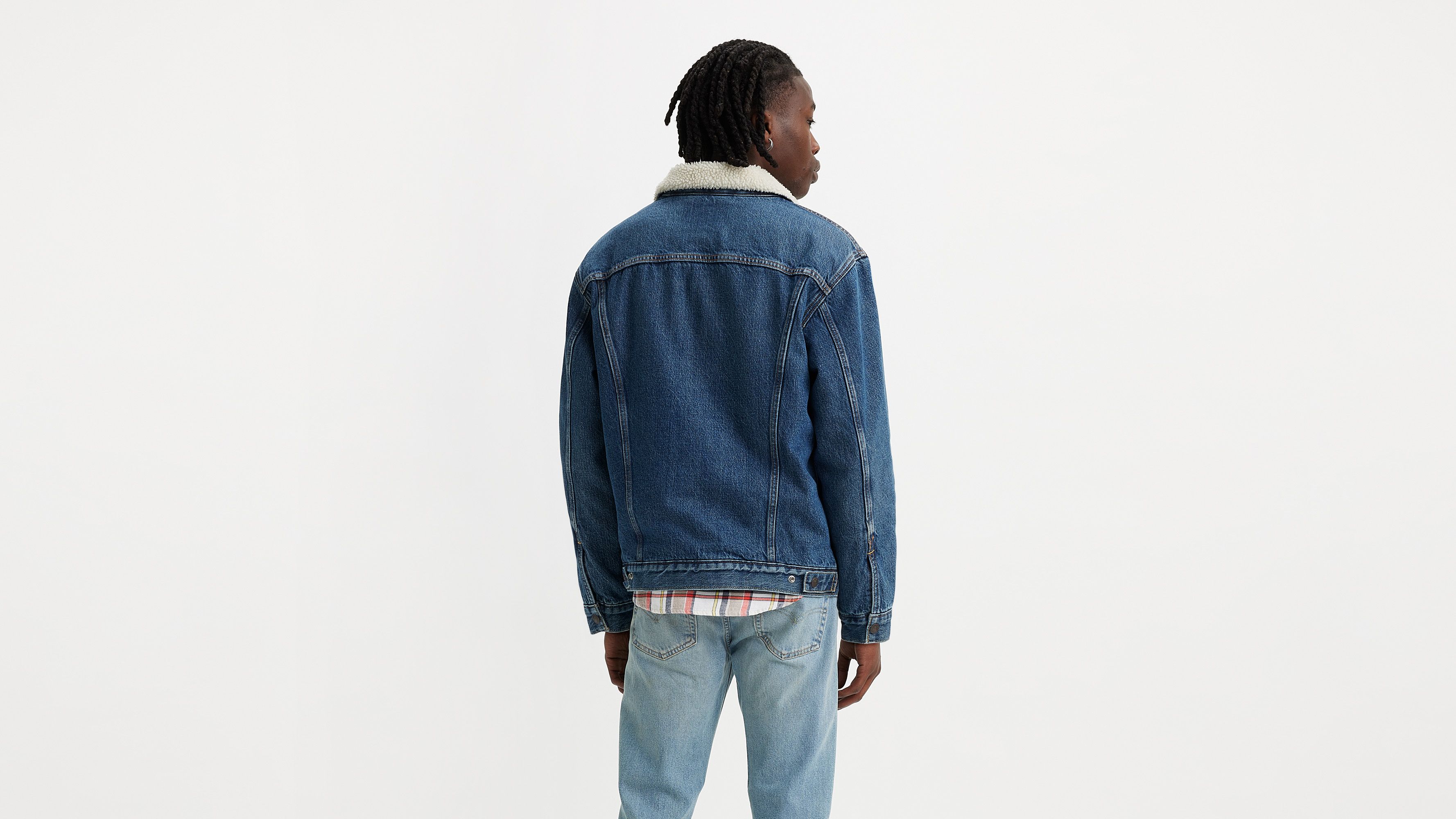 Relaxed Fit Sherpa Trucker Jacket 3