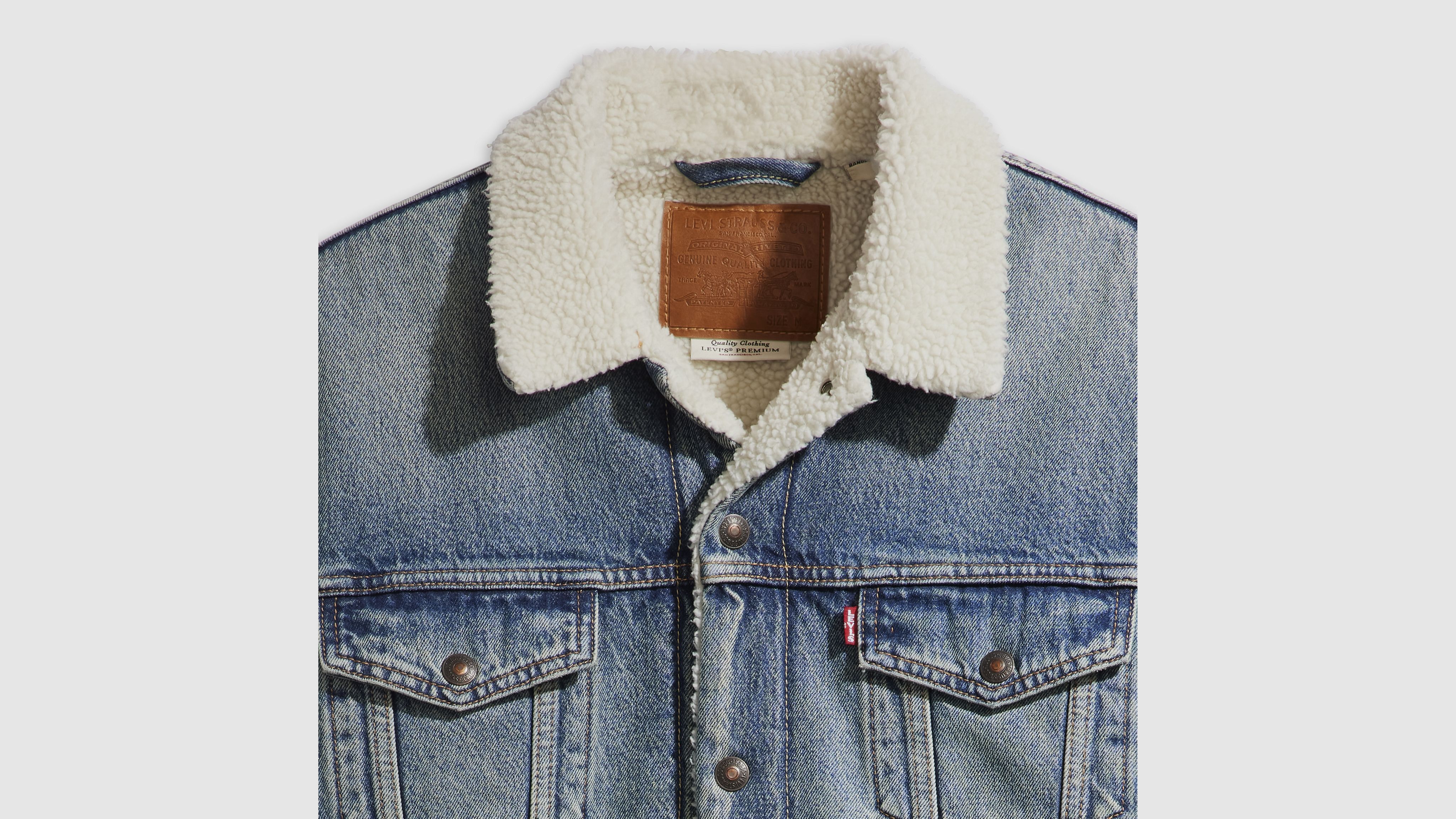 Relaxed Fit Sherpa Trucker Jacket