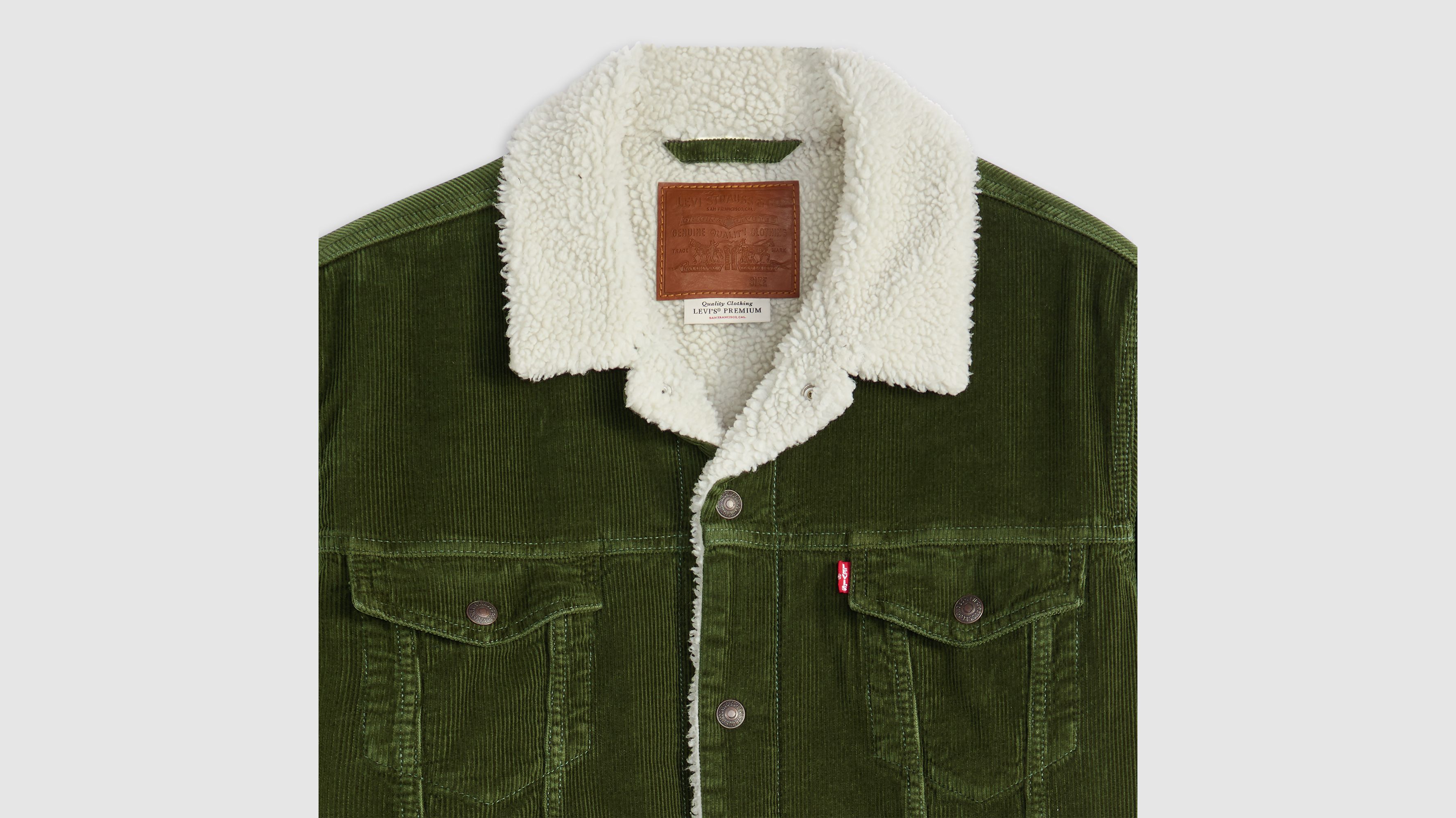 Relaxed Fit Sherpa truckerjack 6