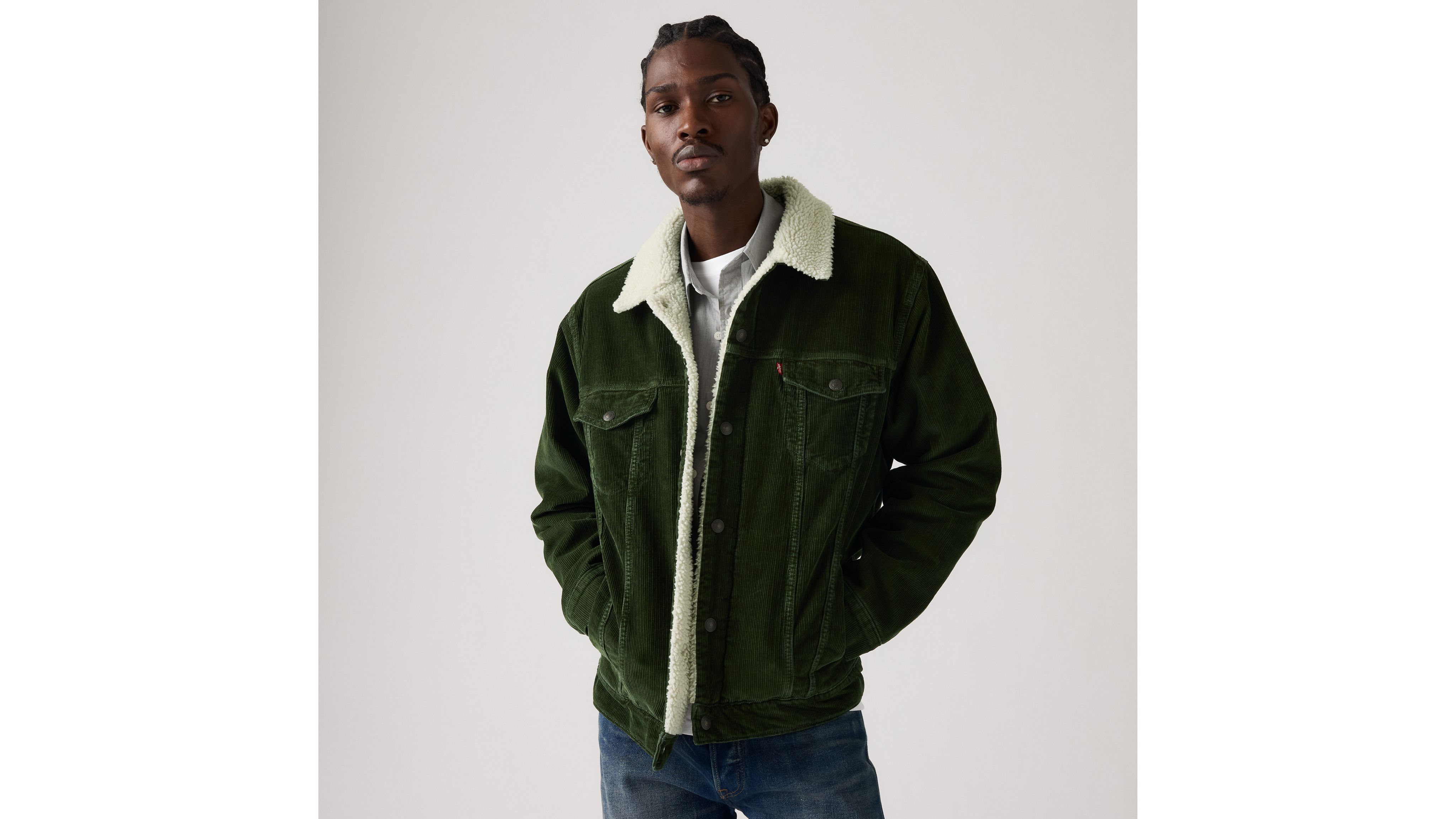Relaxed Fit Sherpa Trucker Jacket 9