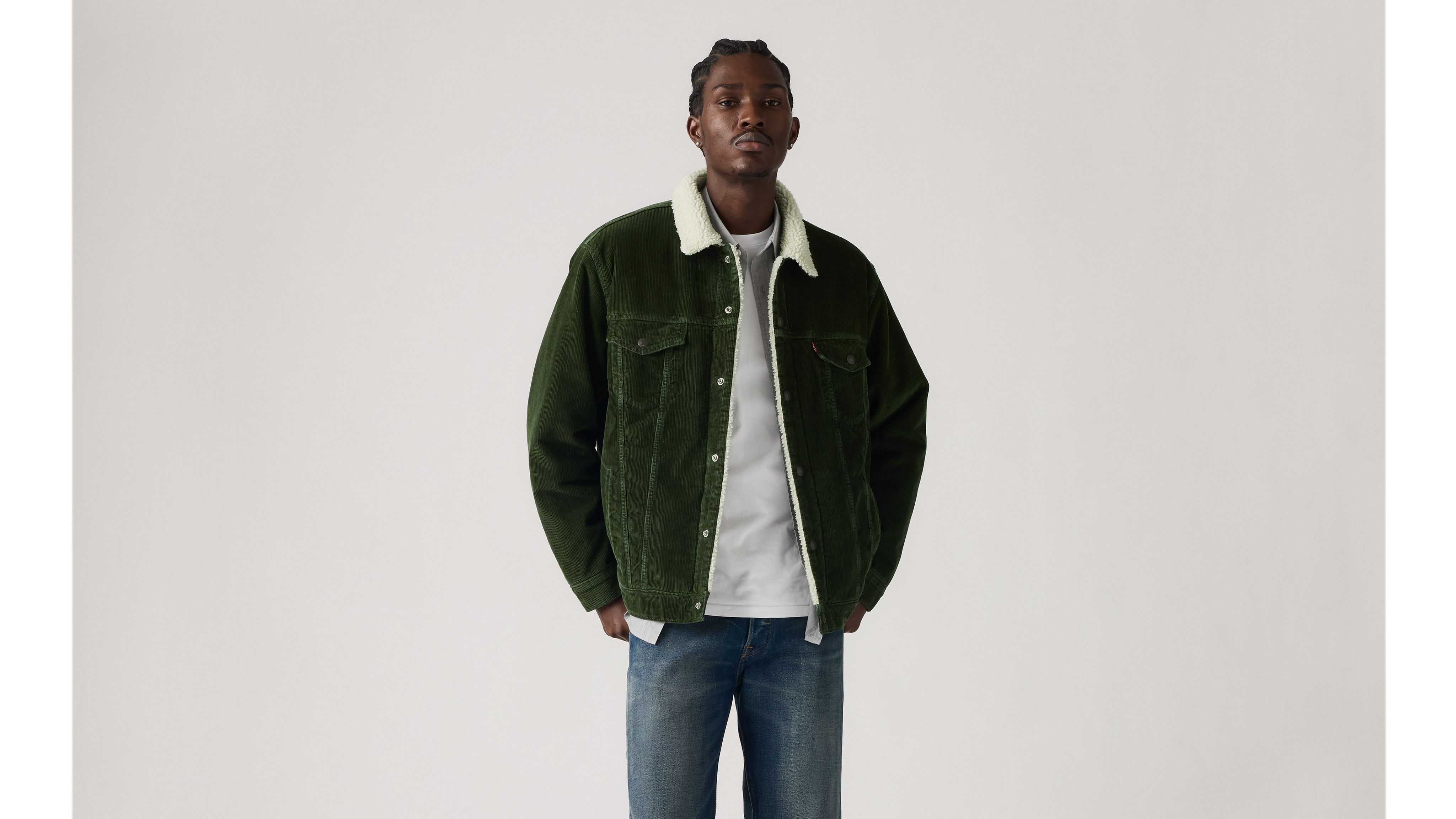Relaxed Fit Sherpa Trucker Jacket 5