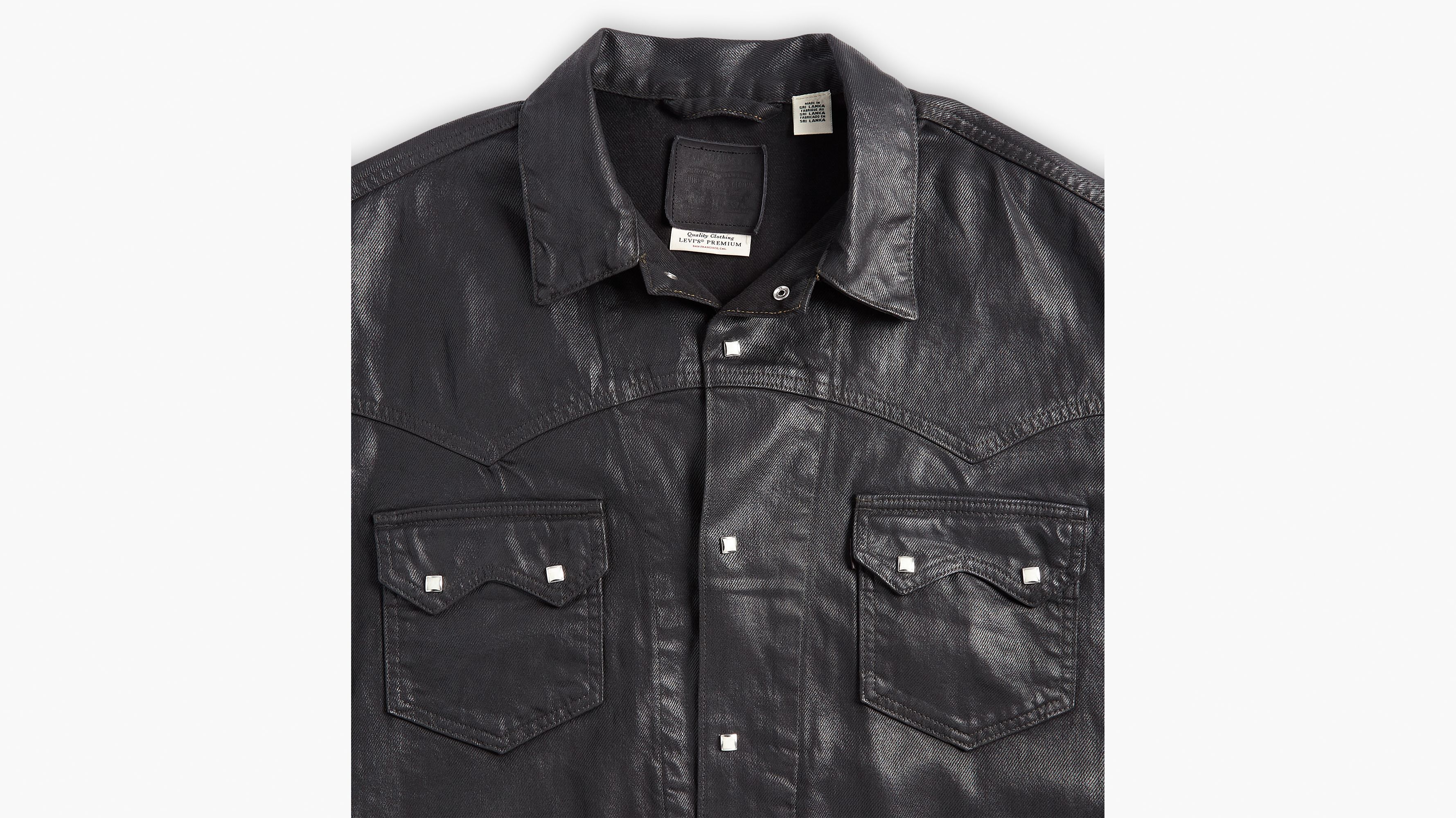 Levis leather outlet shirt