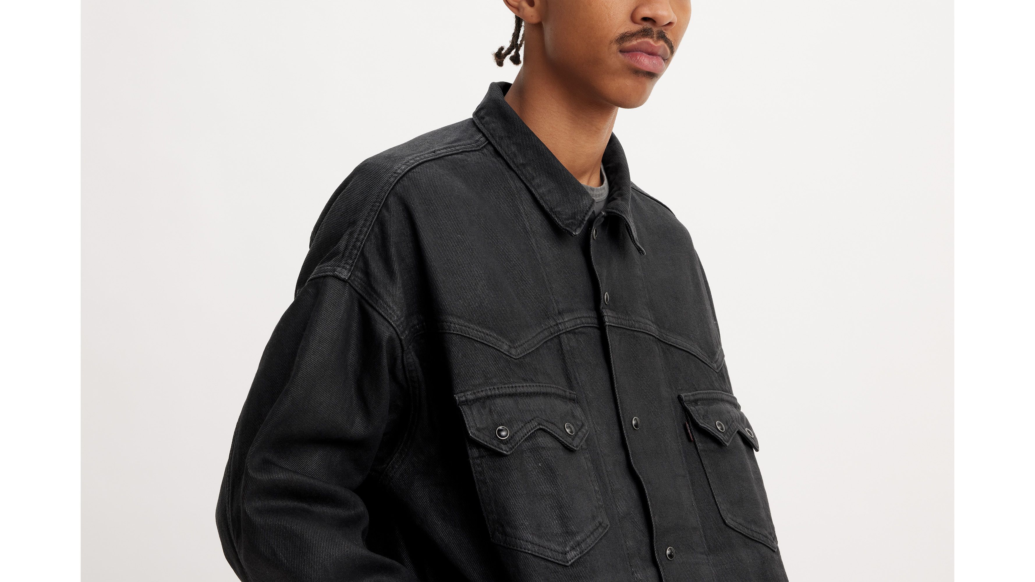 Western Trucker Jacket Black Levi s CA