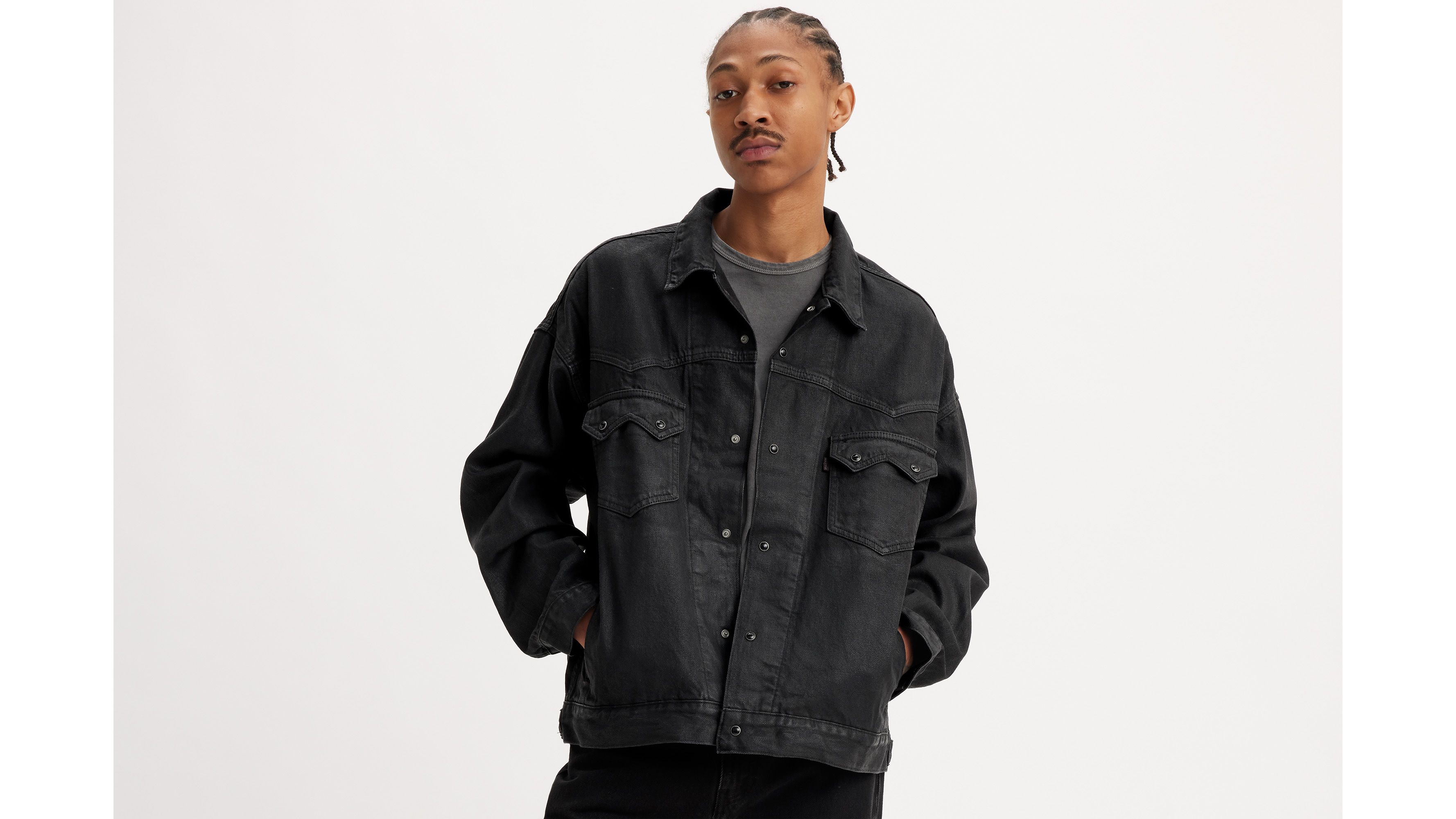 Western Trucker Jacket - Black | Levi's® MT