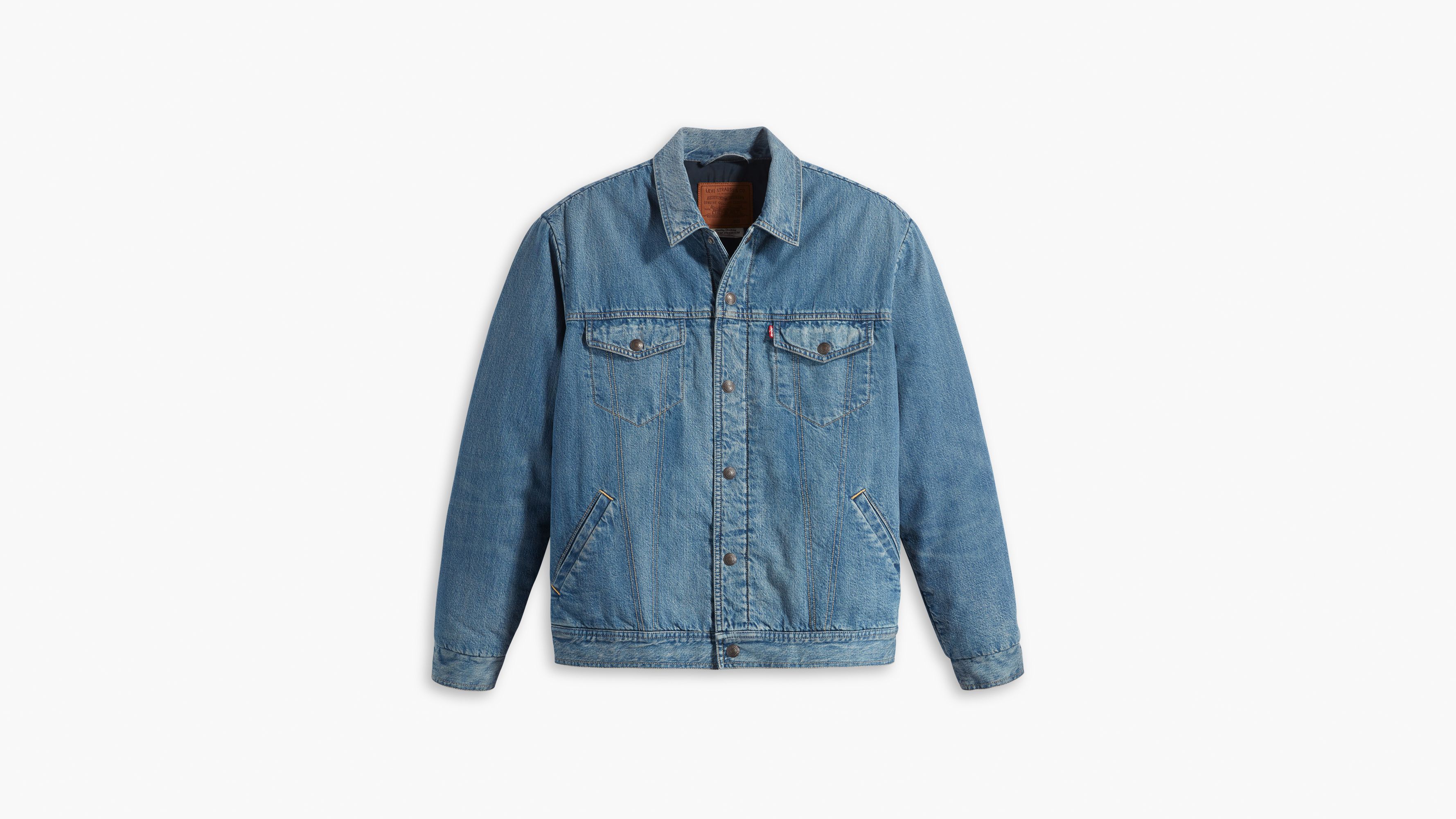 Light Weight Puffer Truck Jacket - Blue | Levi's® GE