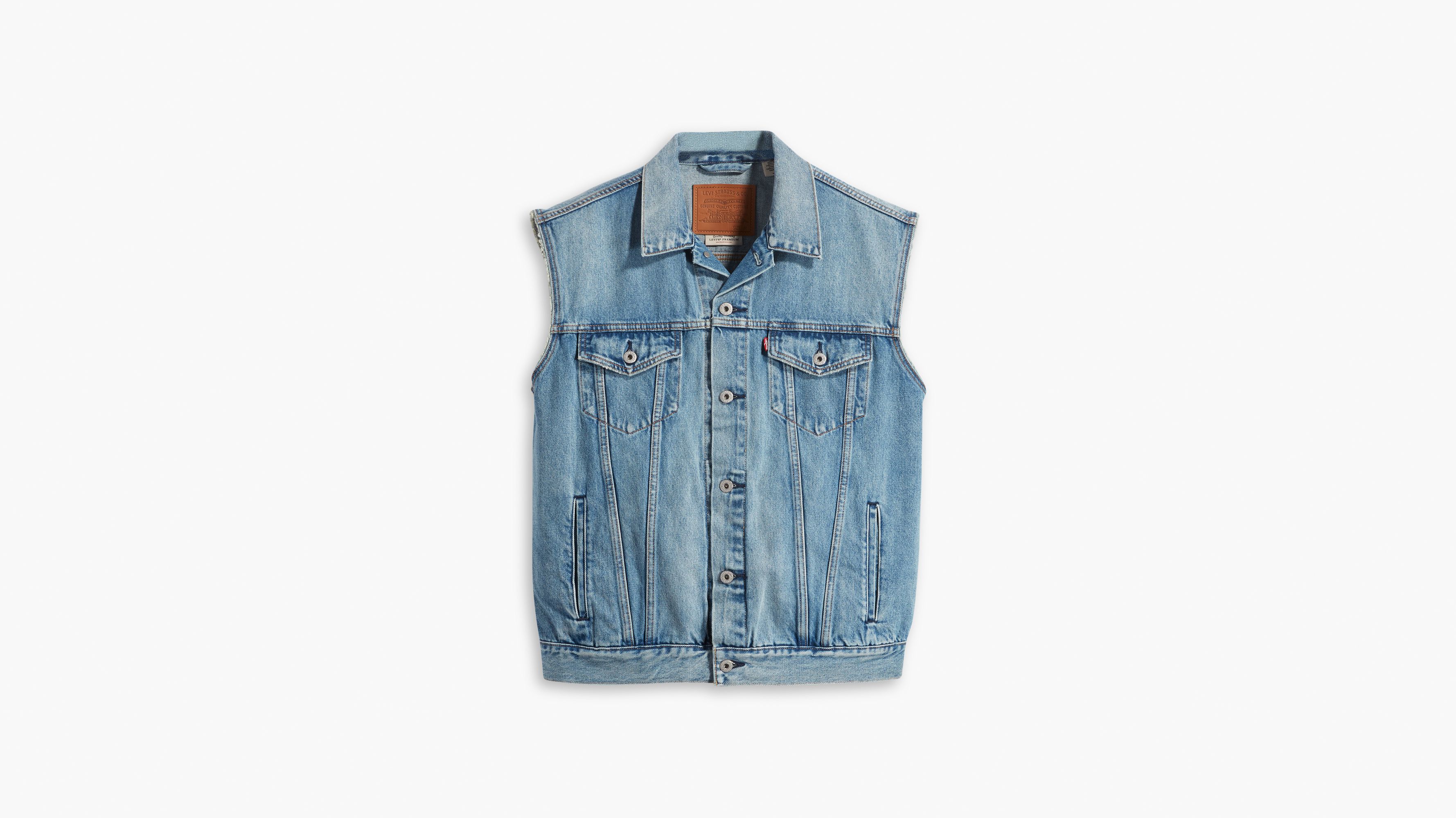 Levi's sleeveless outlet jacket