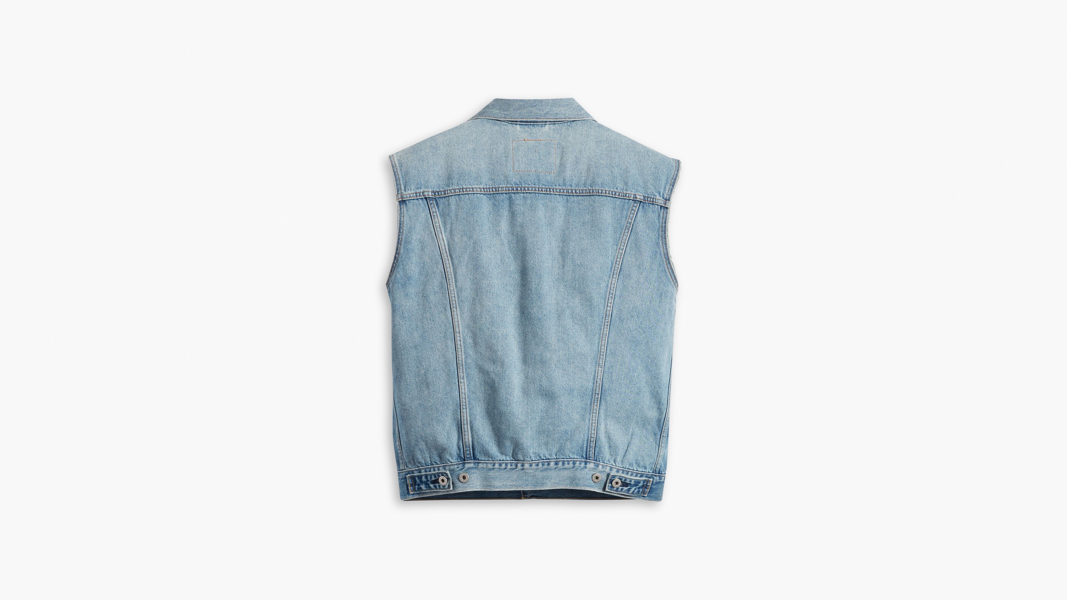 Mens denim vest clearance levi's