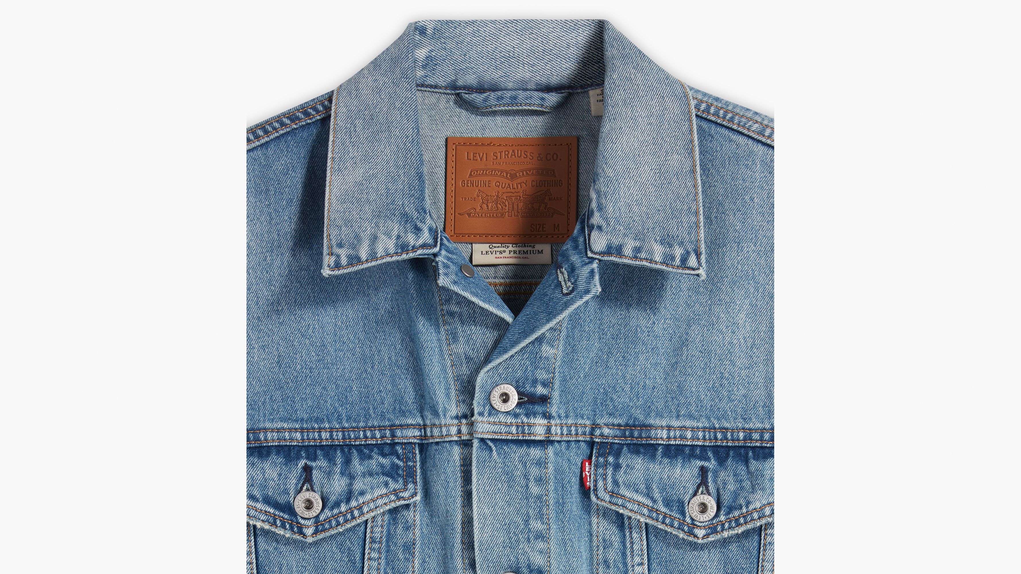 Levi's denim trucker on sale vest