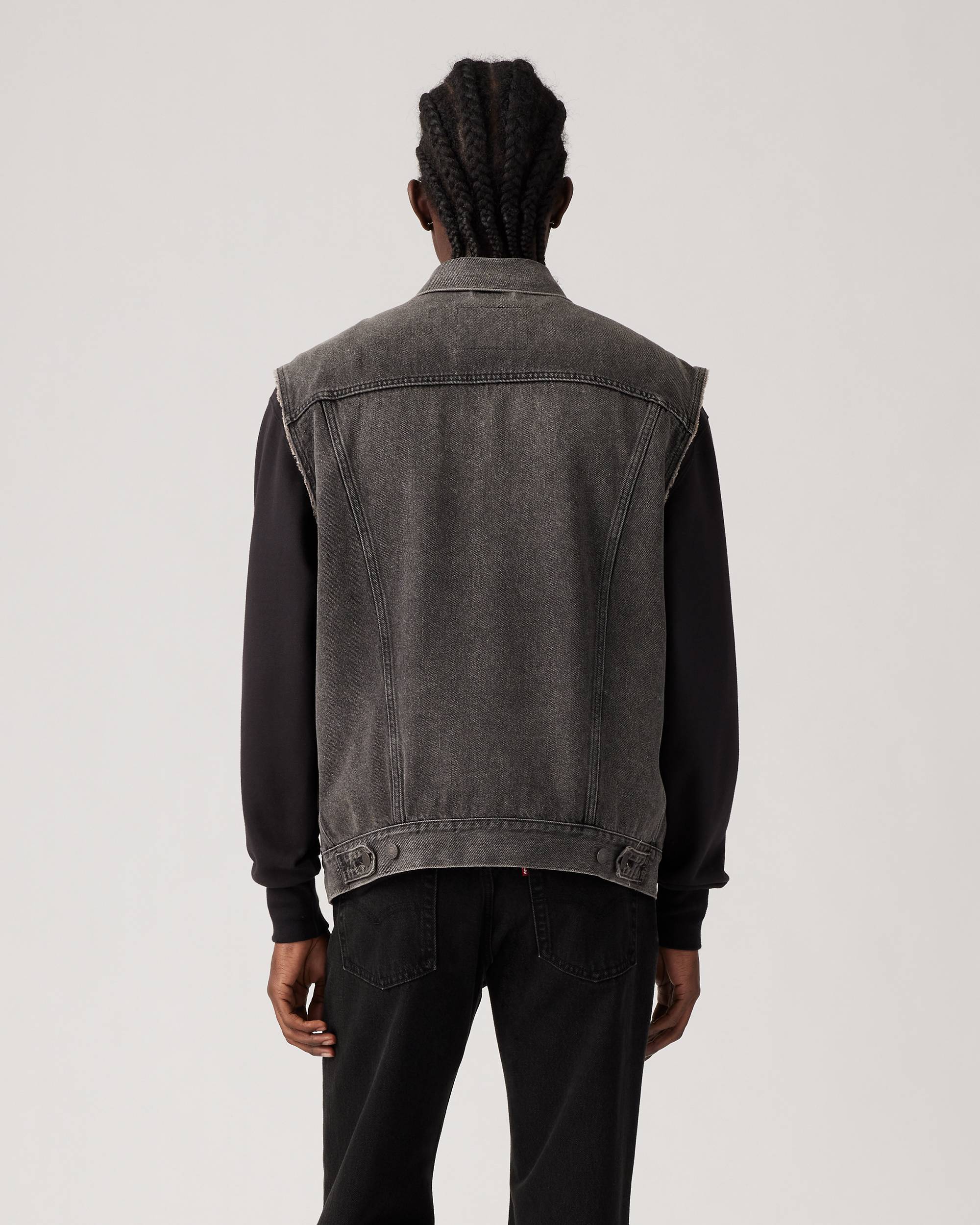 Relaxed Fit Trucker Vest - Black | Levi's® US Relaxed Fit Trucker Vest - Black | Levi's® US