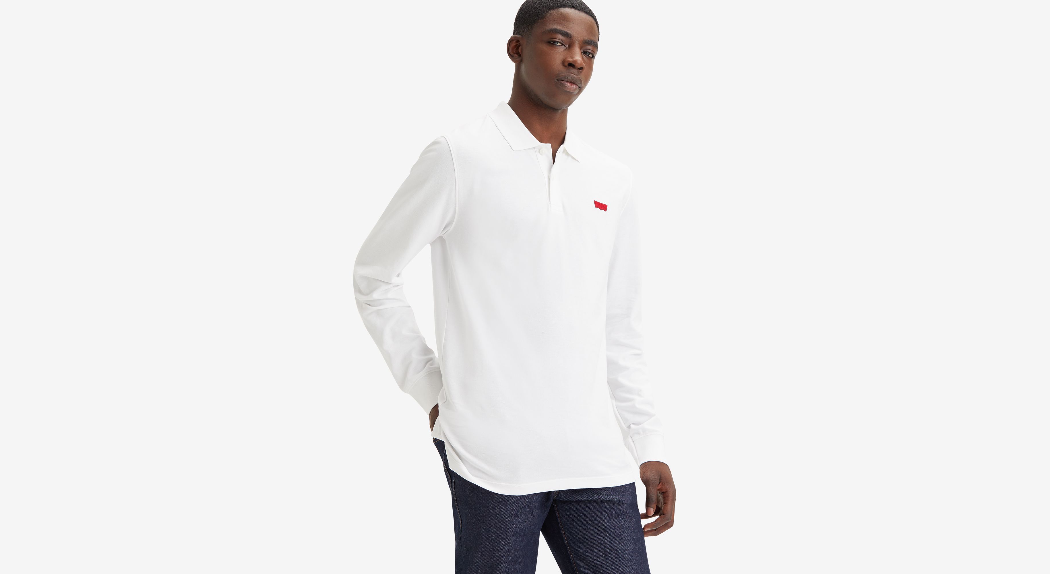 Long Sleeve Slim Housemark Polo 7