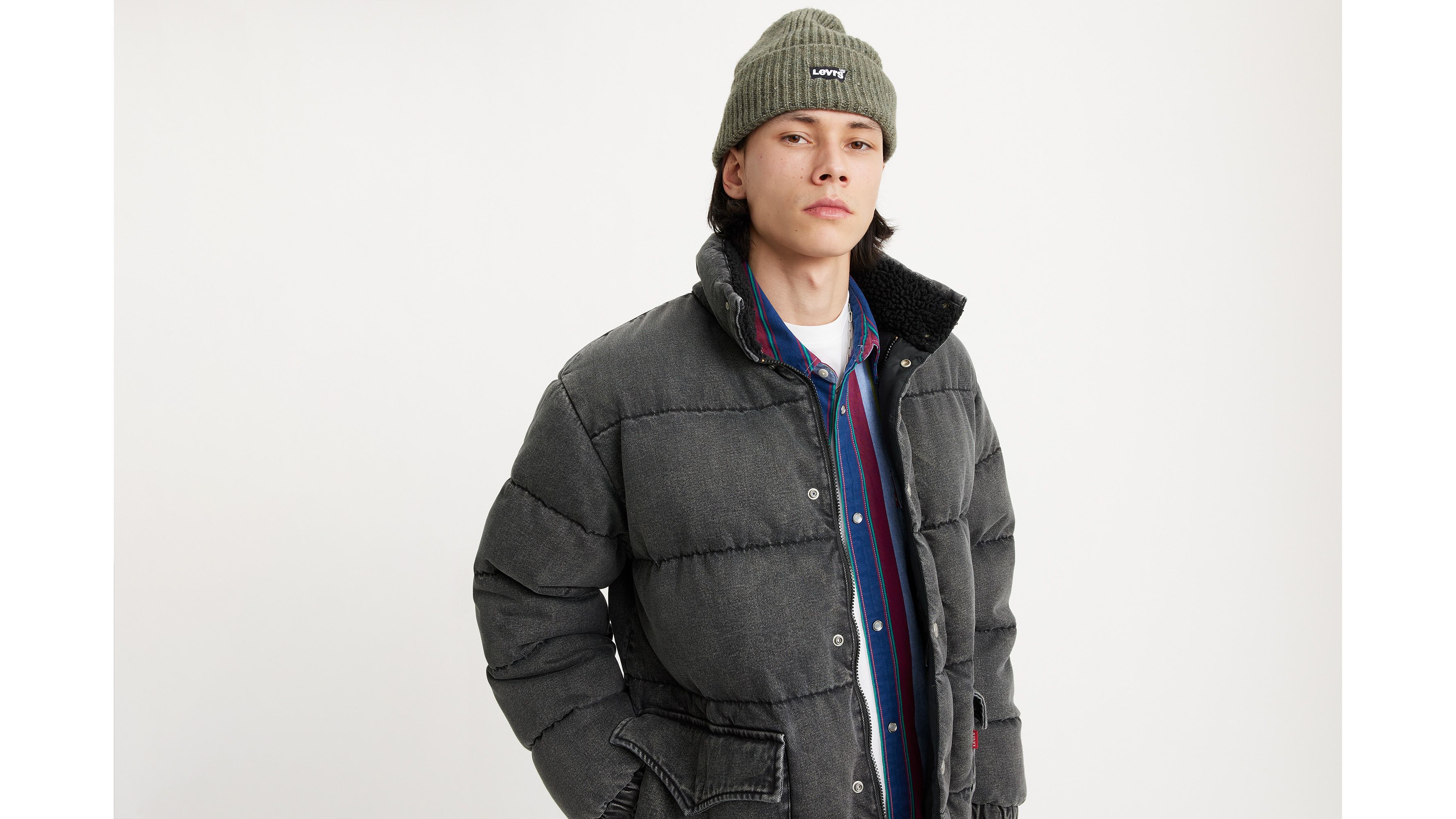 Western Super Puffer Jacket - Dark Wash | Levi's® US