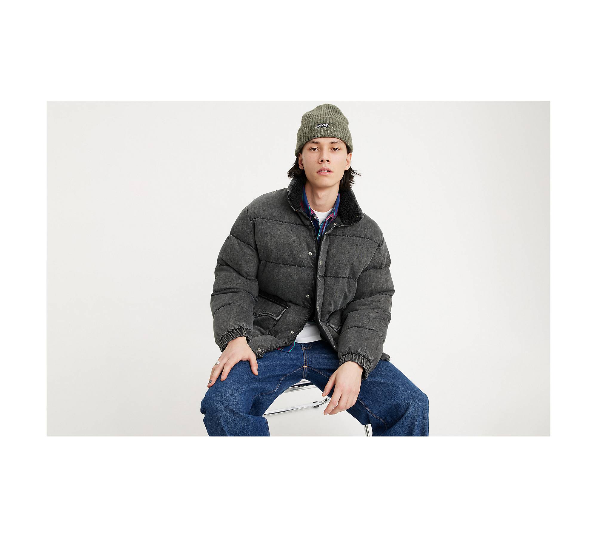 Women's Hooded Classic Puffer Jacket in Eclipse Navy