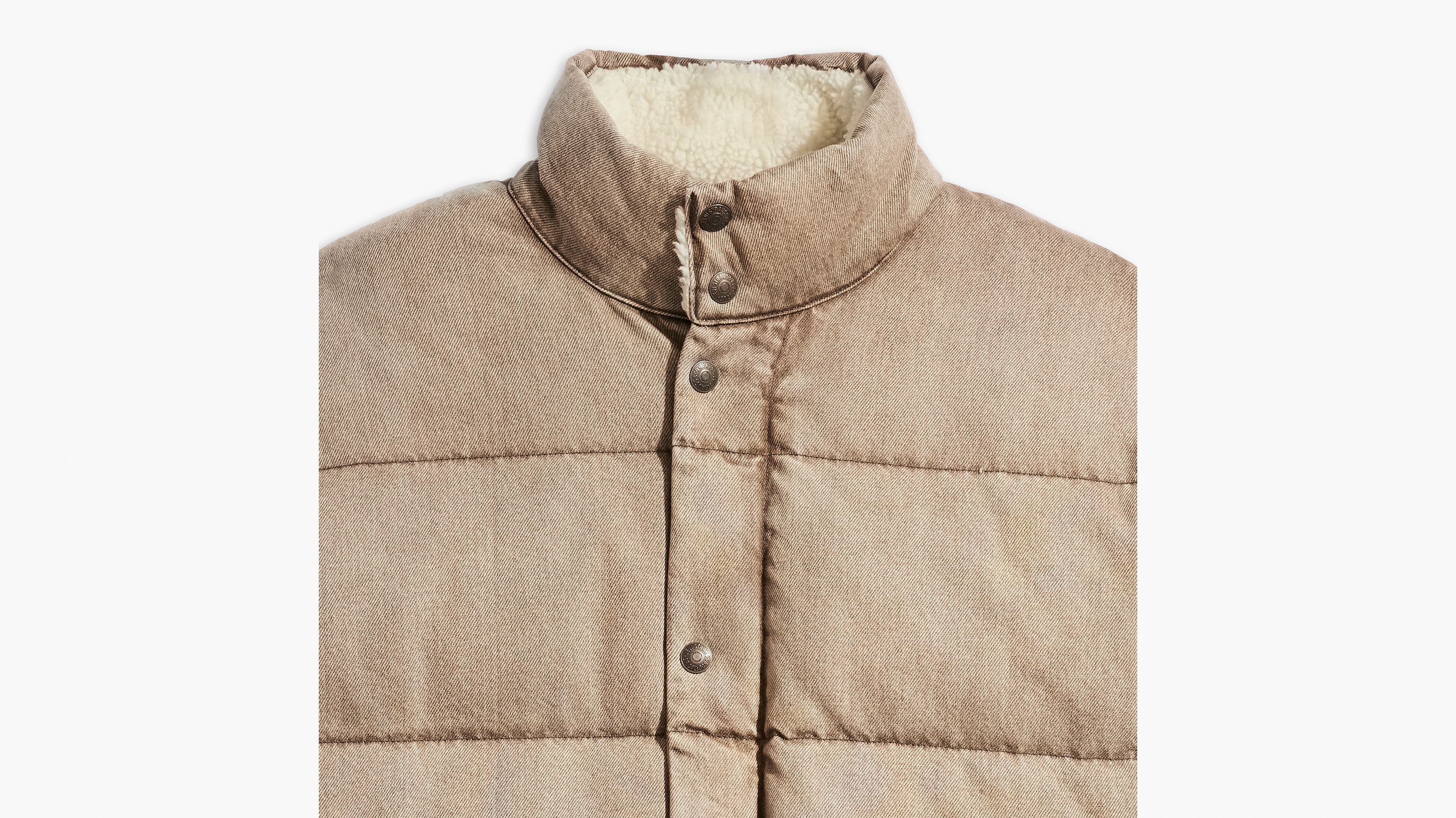 Western Super Puffer Jacket - Brown | Levi's® US