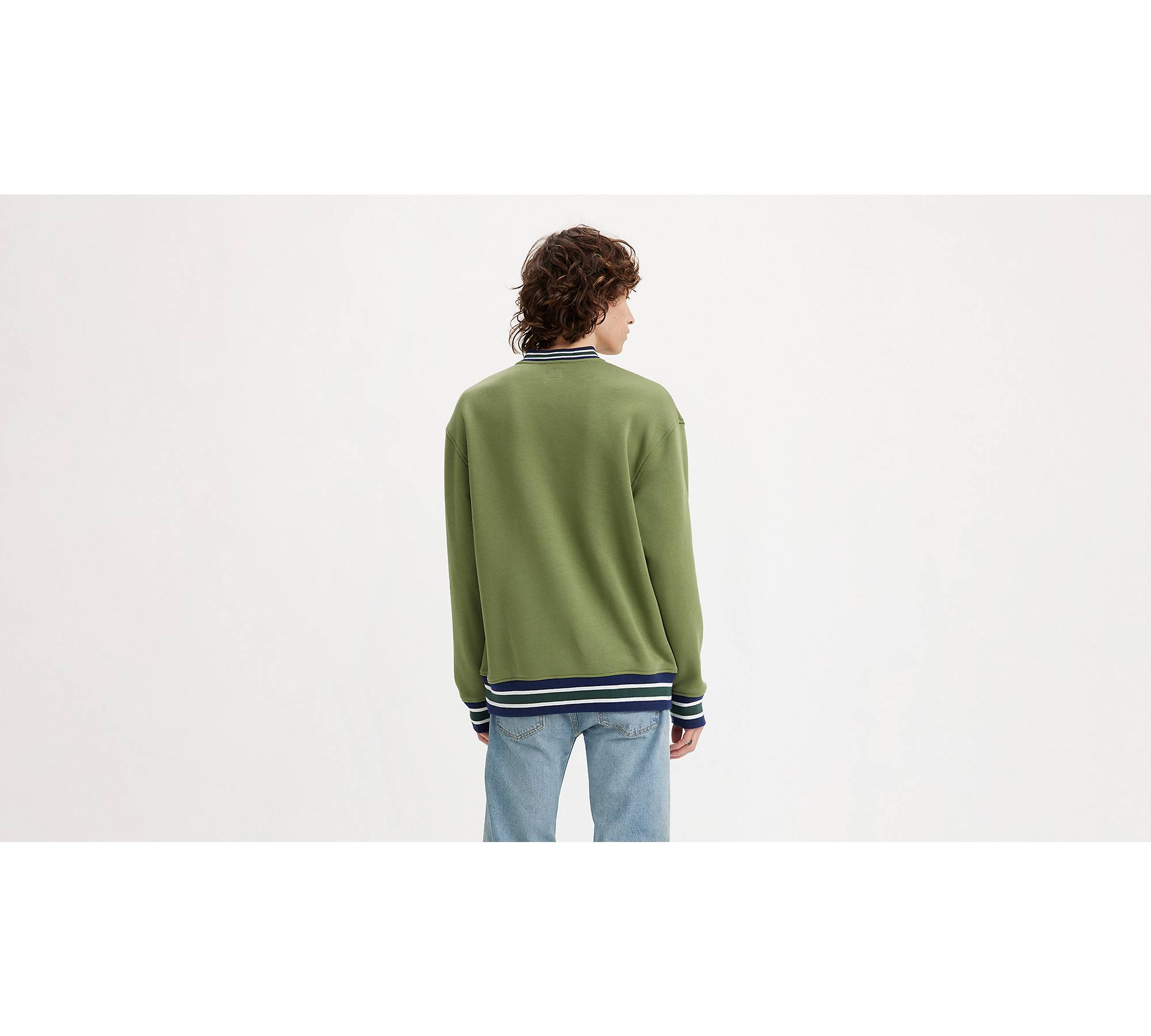 Snap Crewneck Sweatshirt - Green | Levi's® LT