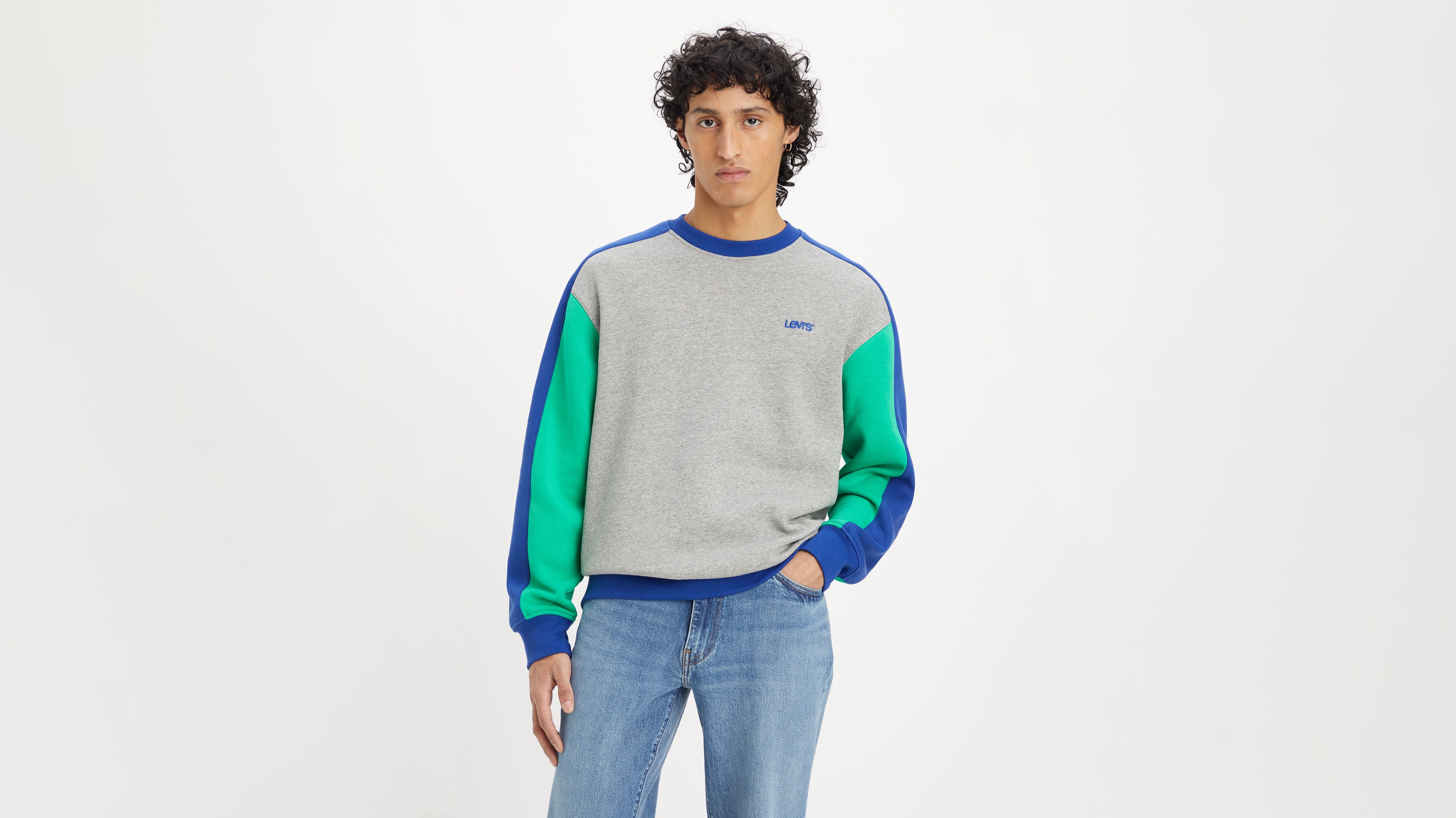 Colorblocked Crewneck Sweatshirt - Multi-color | Levi's® US