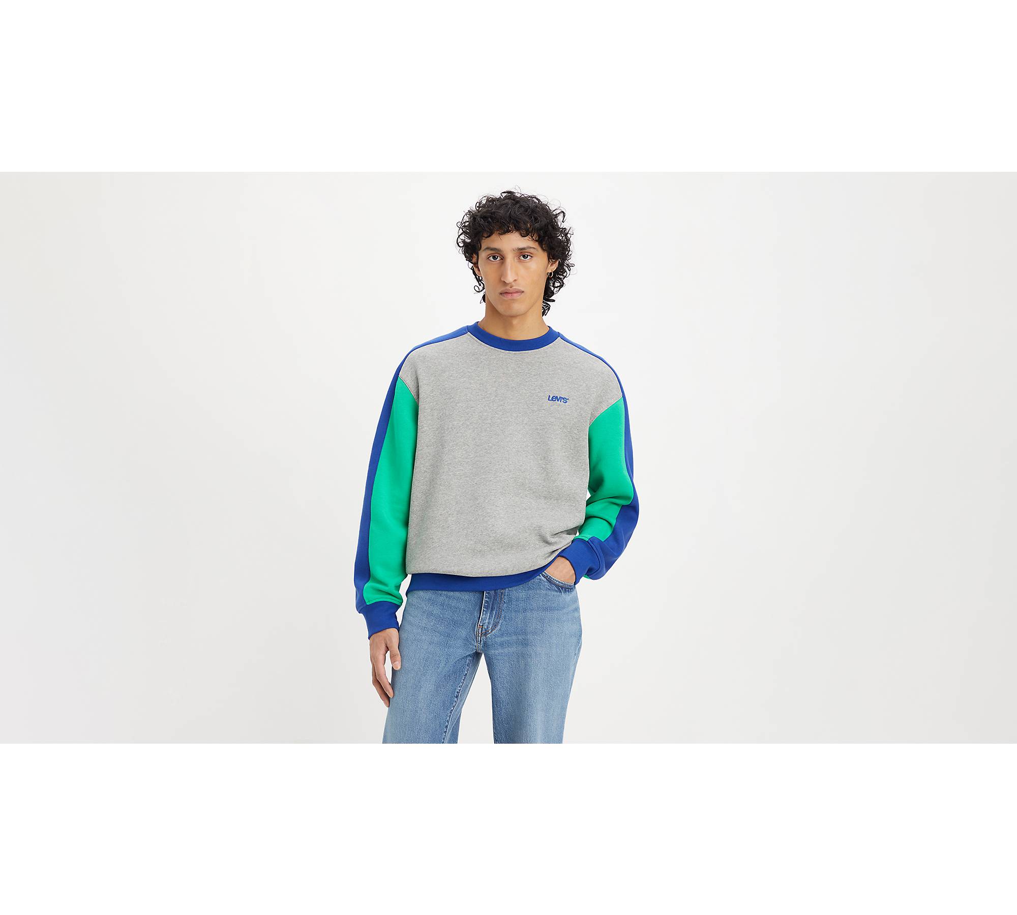 Colorblocked Crewneck Sweatshirt - Multi-color | Levi's® US