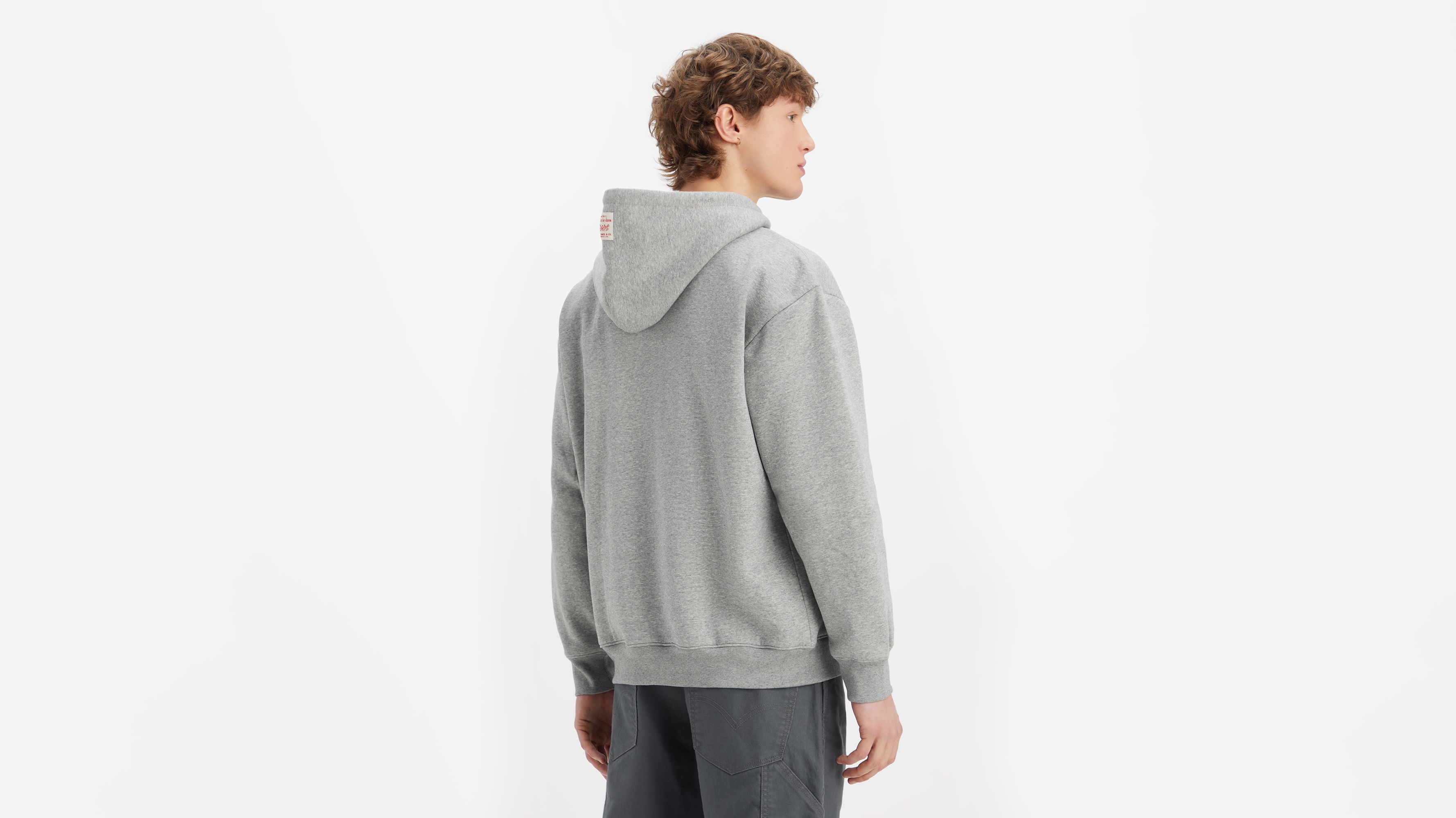 Lee Men#39;s Workwear Hoodie - Taint Grey