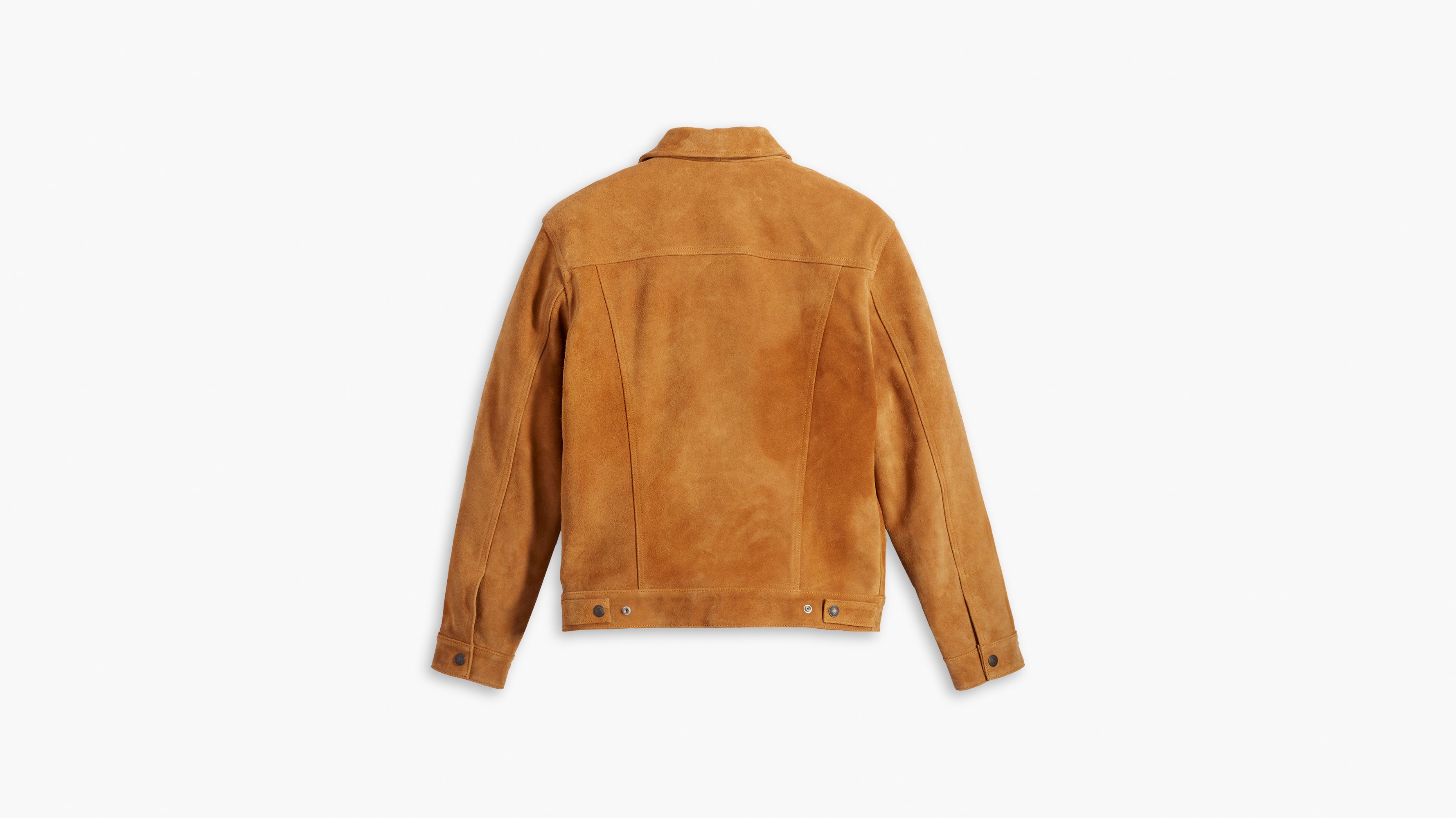 Men's levi's suede hot sale trucker jacket