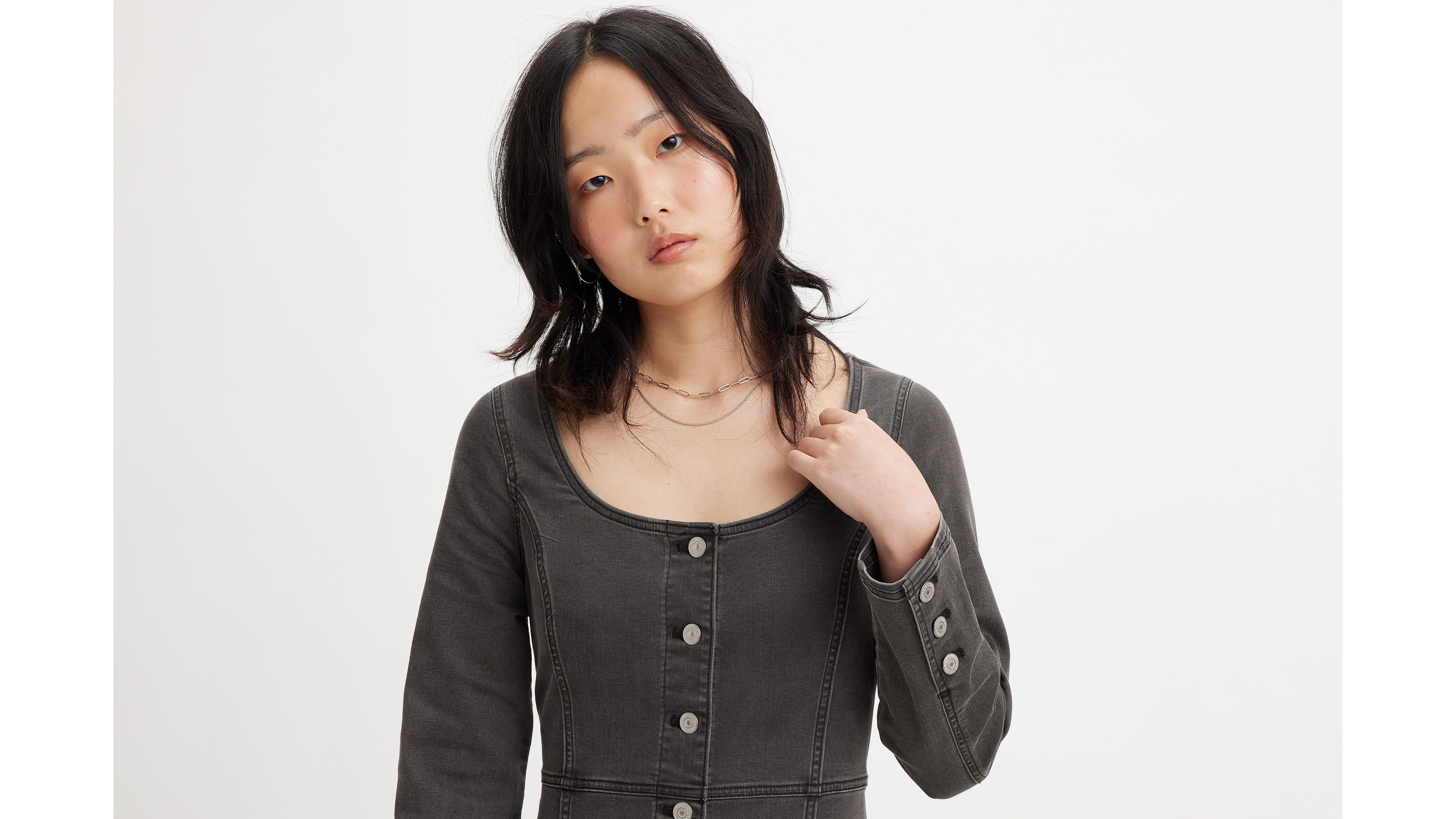 Veda Denim Dress - Black | Levi's® US