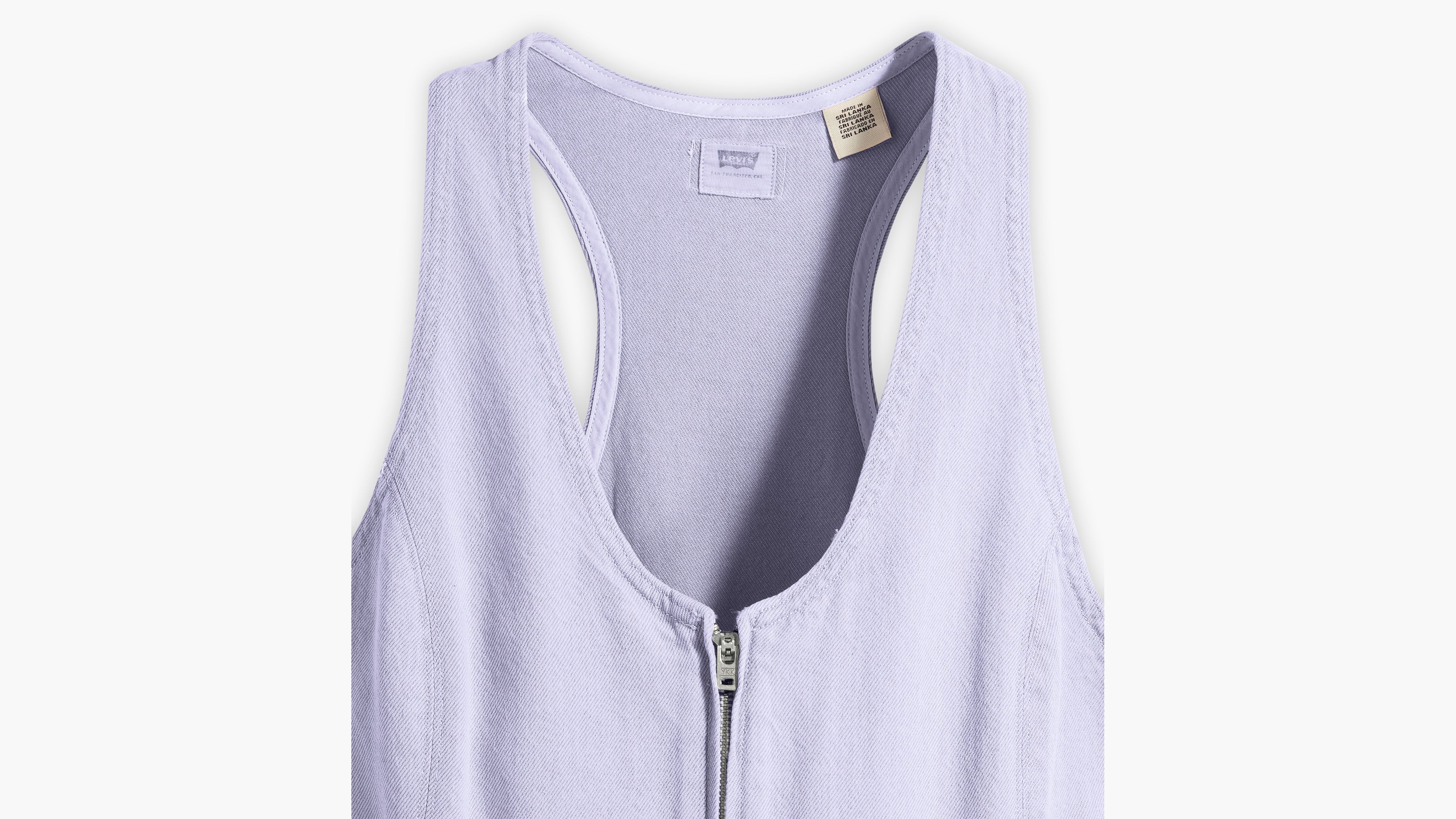 RHODOLIRION Apron Top - Pinstripe Gabardine / Navy