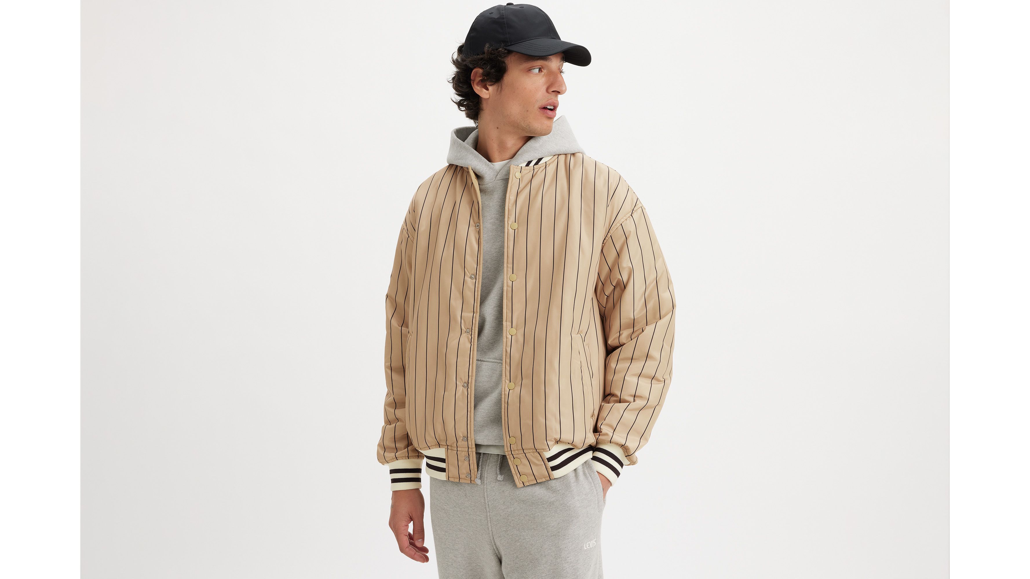 ジャケット・アウター orimi 21aw provis stripe blouson orimi 21aw provis stripe blouson