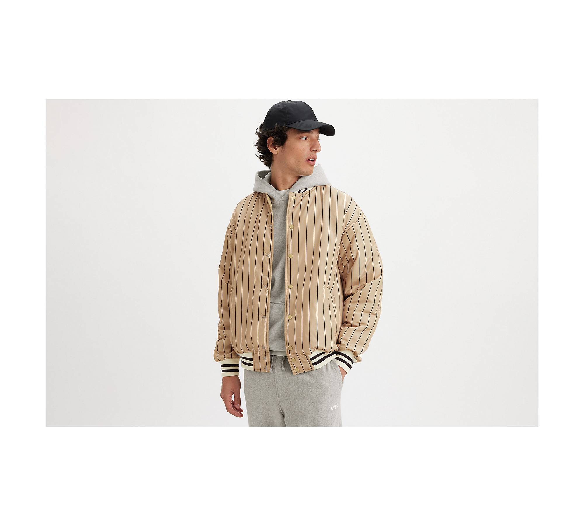Gold Tab™ Pacifica Reversible Bomber Jacket - Brown | Levi's® US
