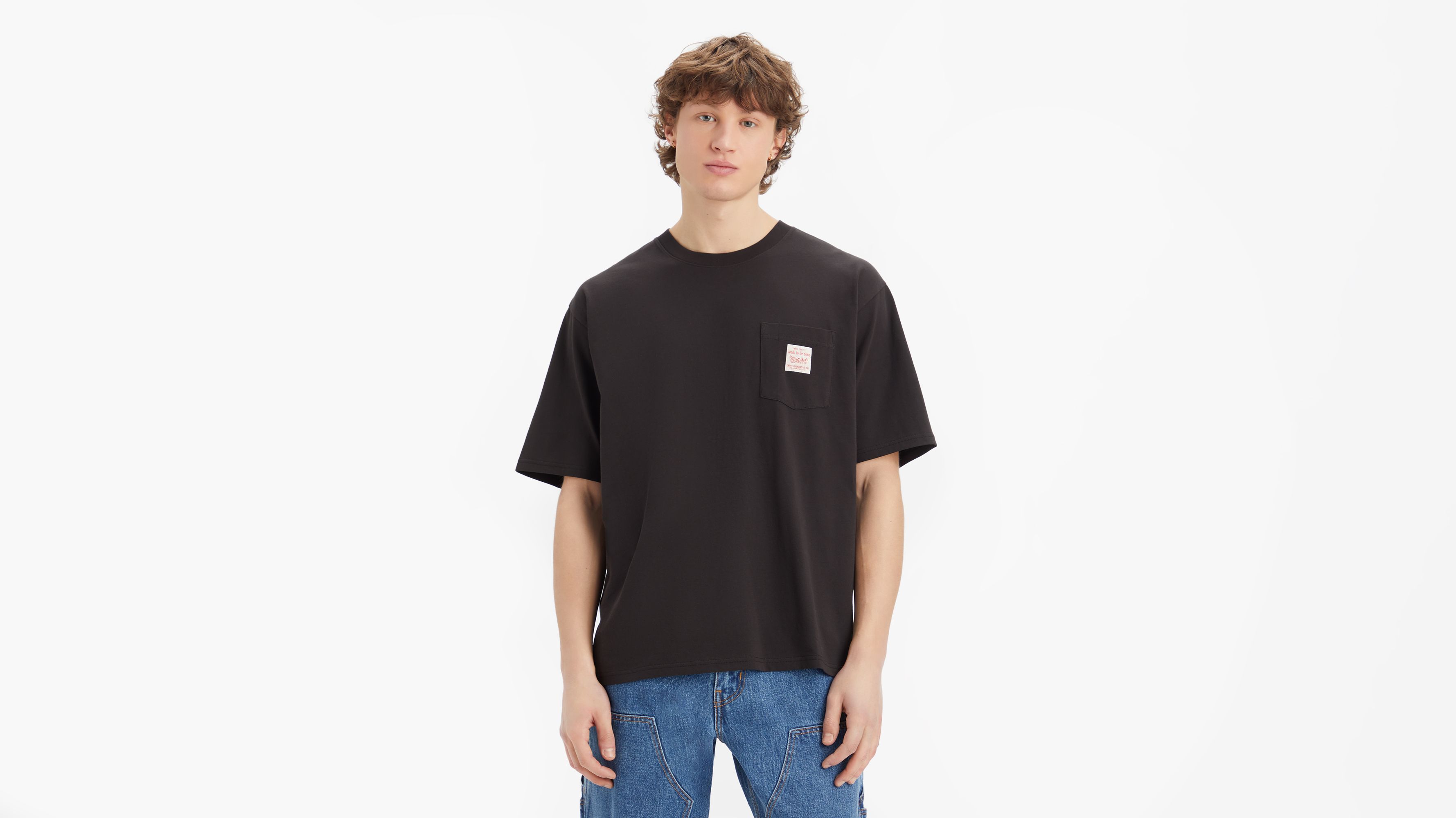 Levis t shirt outlet men black