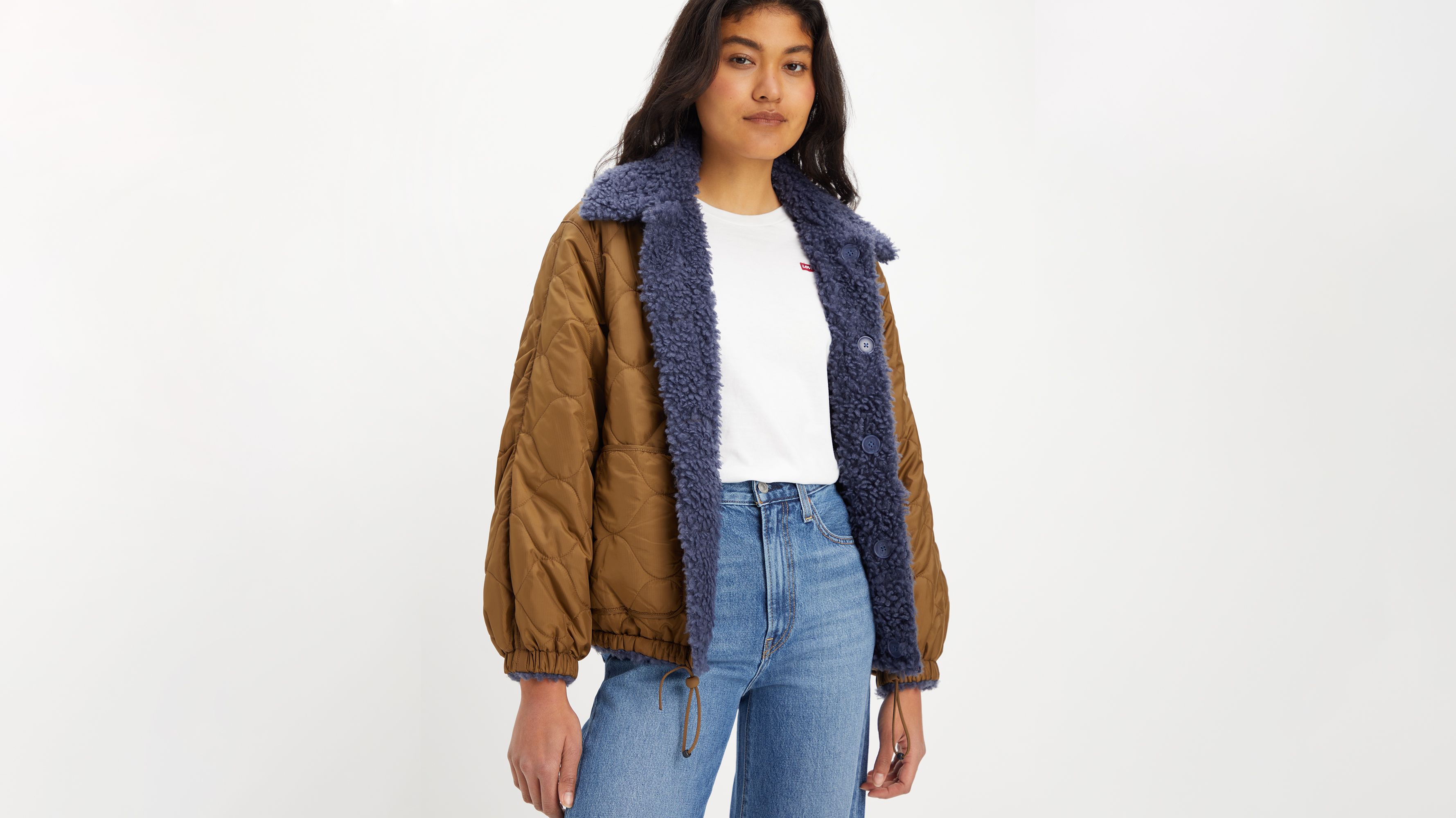 Sherpa Reversible Swing Trucker Jacket 1