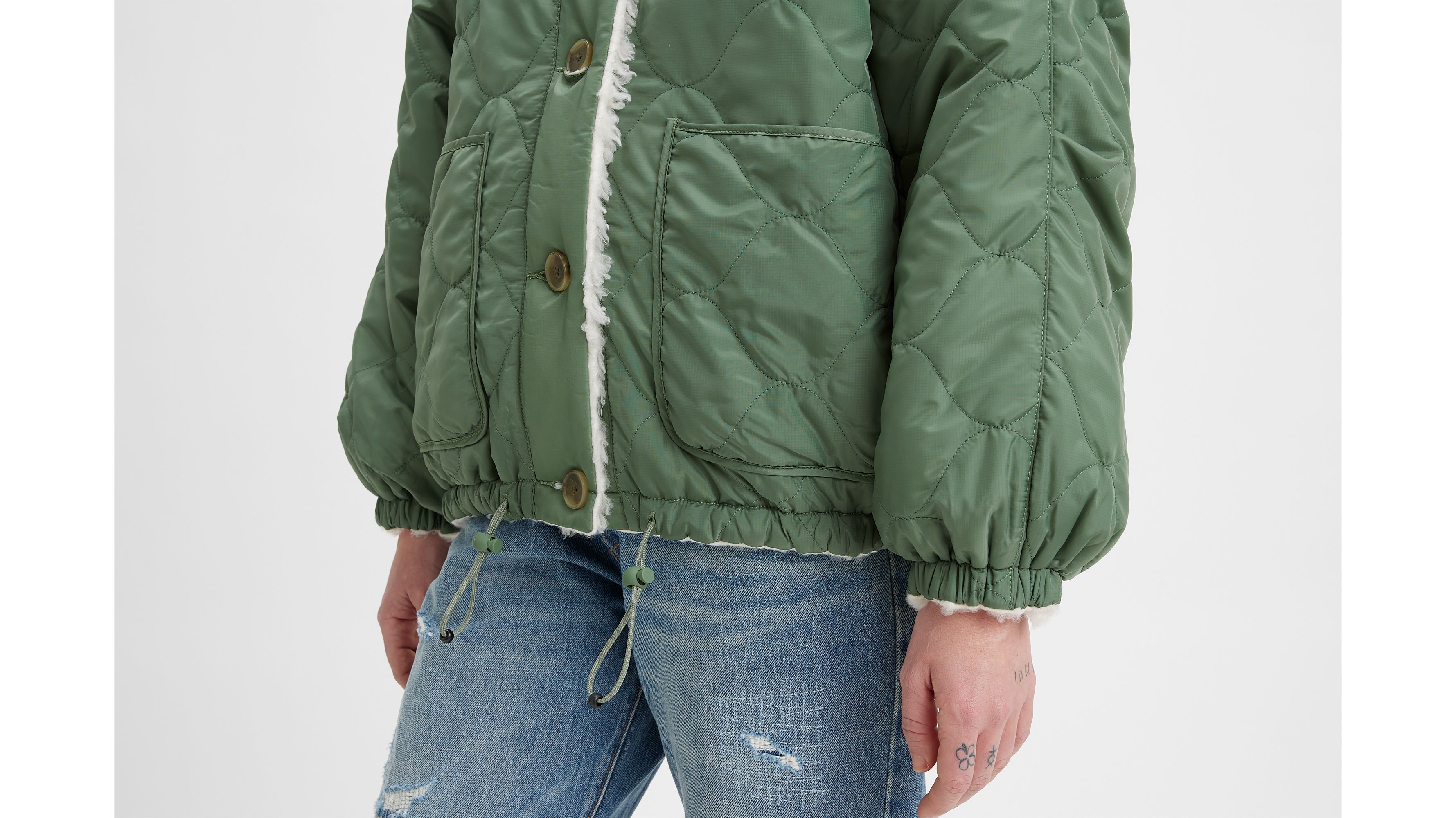 Sherpa Reversible Swing Trucker Jacket 4