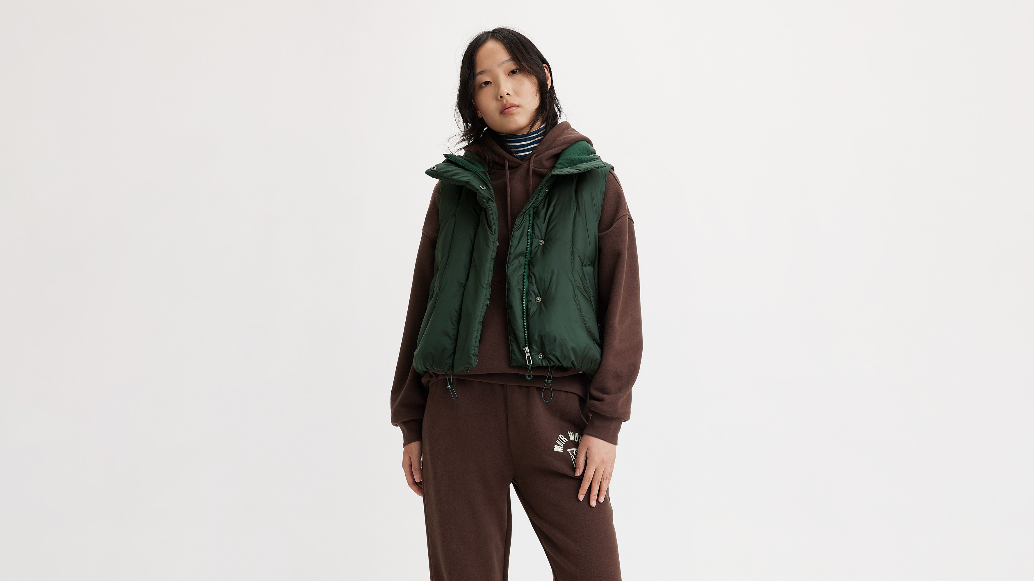 Bubble Puffer Vest - Green | Levi's® US Bubble Puffer Vest - Green | Levi's® US