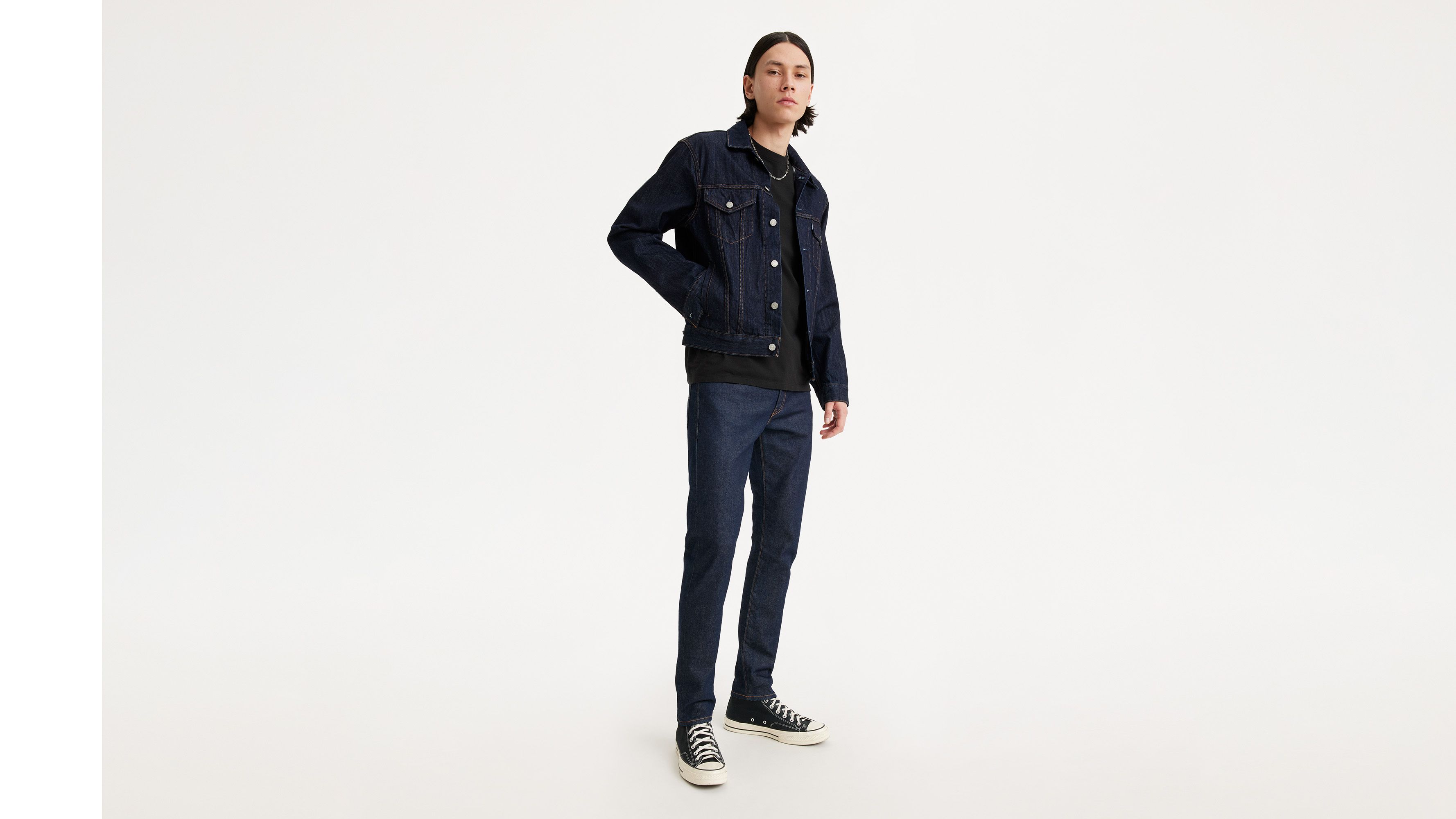 Japanese Selvedge 512™ Slim Taper Fit Men's Jeans - Dark Wash | Levi's® US