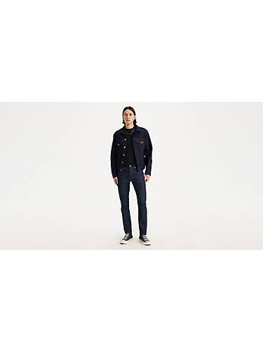 리바이스 Levi Japanese Selvedge 512 Slim Taper Fit Mens Jeans,Dark Rinse Selvedge - Dark Wash - Stretch