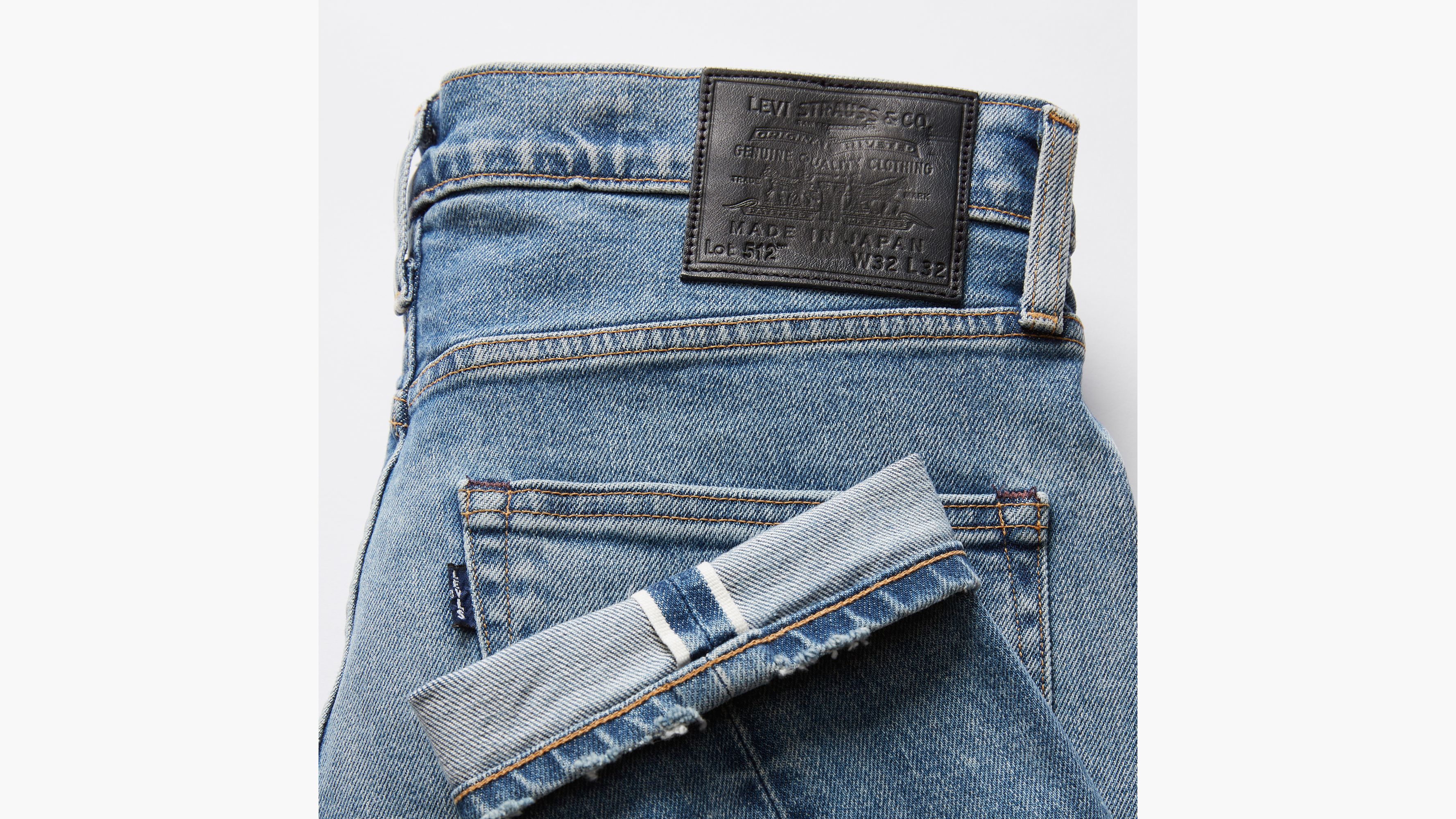 Levi's® Made In Japan 512™ Slim Taper Selvedge Jeans - Blue ...