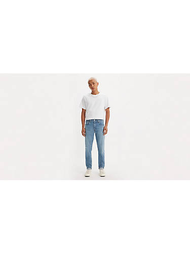리바이스 Levi Made In Japan 512 Slim Fit Taper Selvedge Mens Jeans,Usui - Medium Wash