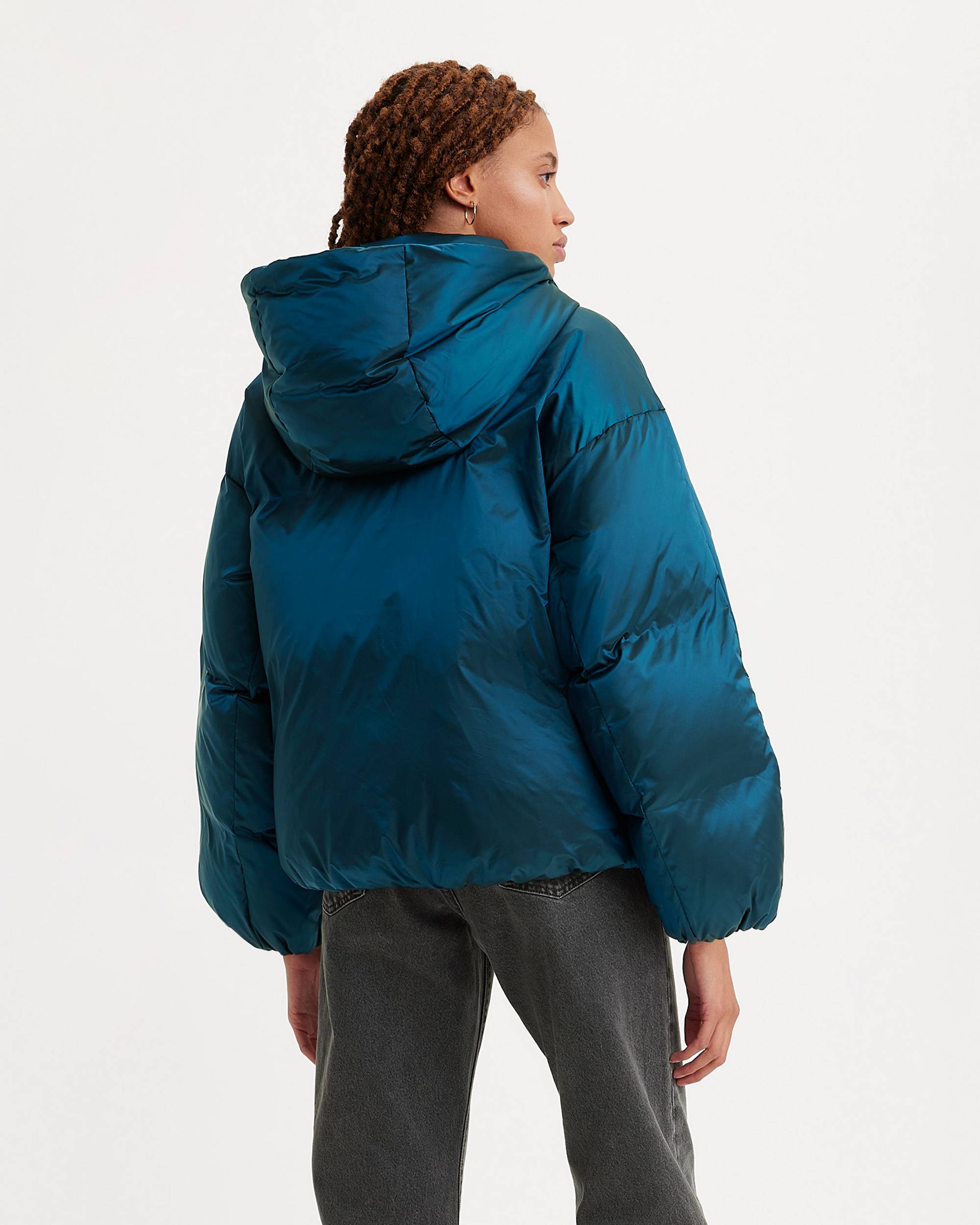 Bubble Shorty Puffer Jacket - Blue | Levi's® US Bubble Shorty Puffer Jacket - Blue | Levi's® US